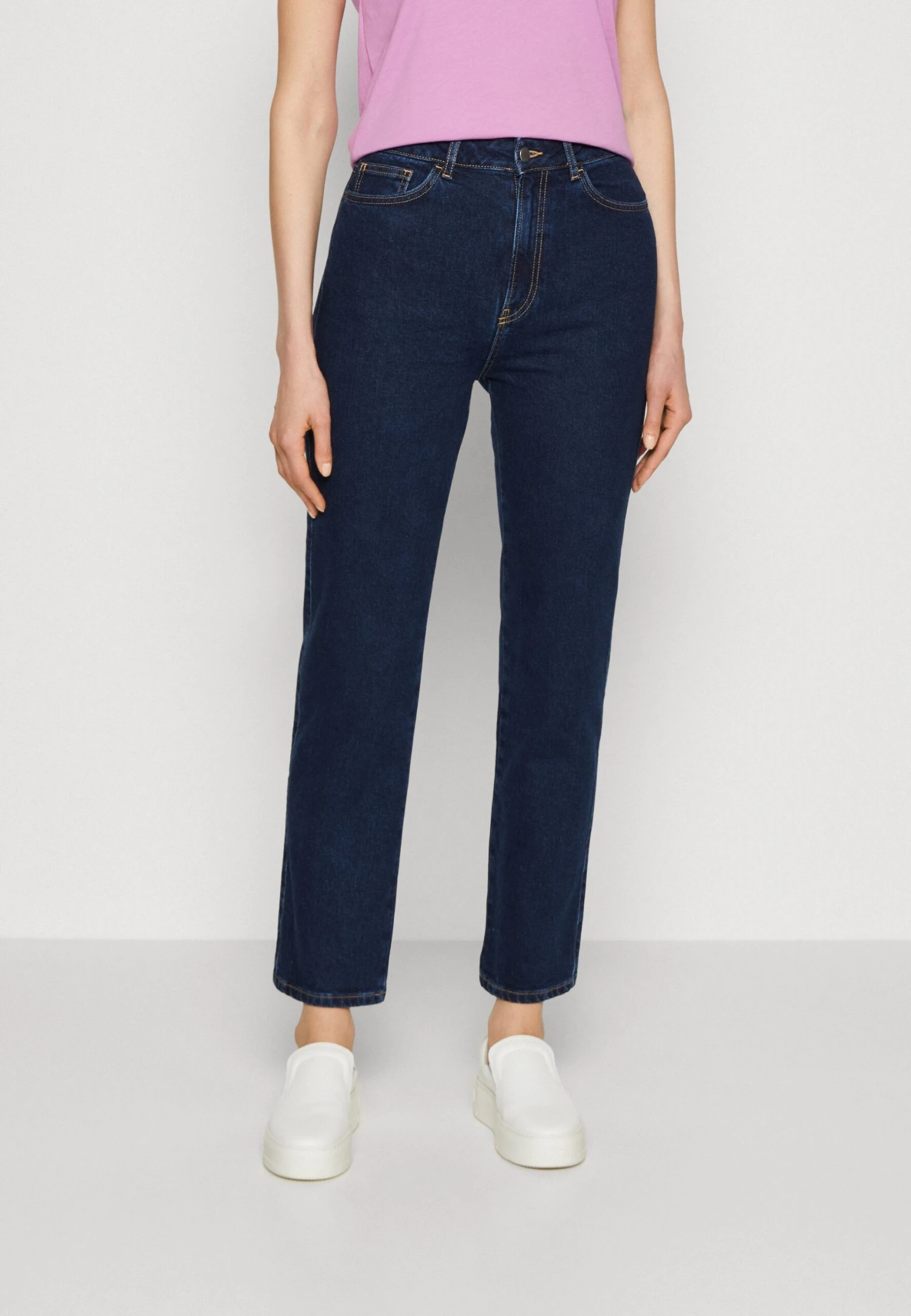 Anna Field Jeansy Straight Leg - Blue Denim