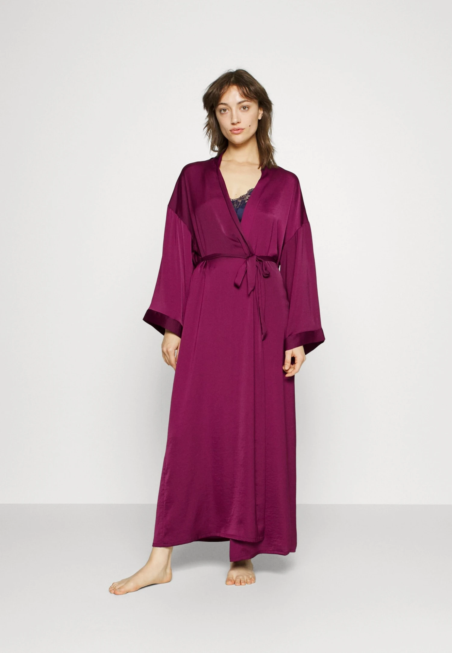 Anna Field BRIDAL DRESSING GOWN - Szlafrok - Purple - obrazek 3