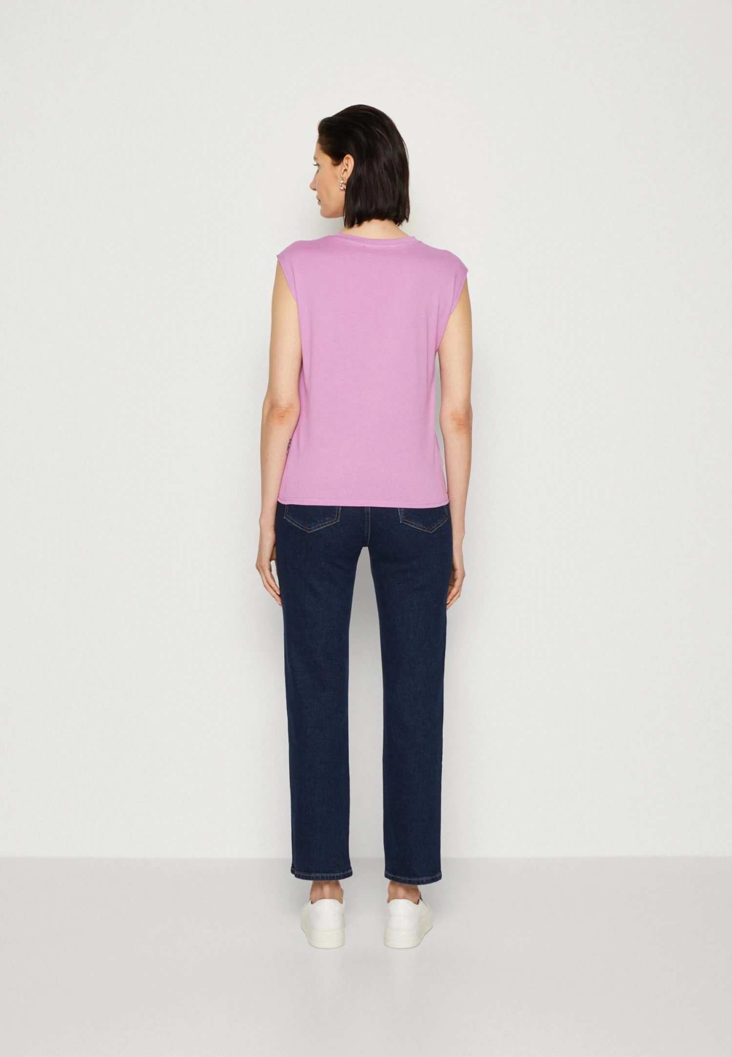 Anna Field T-shirt Basic - Lilac - obrazek 3