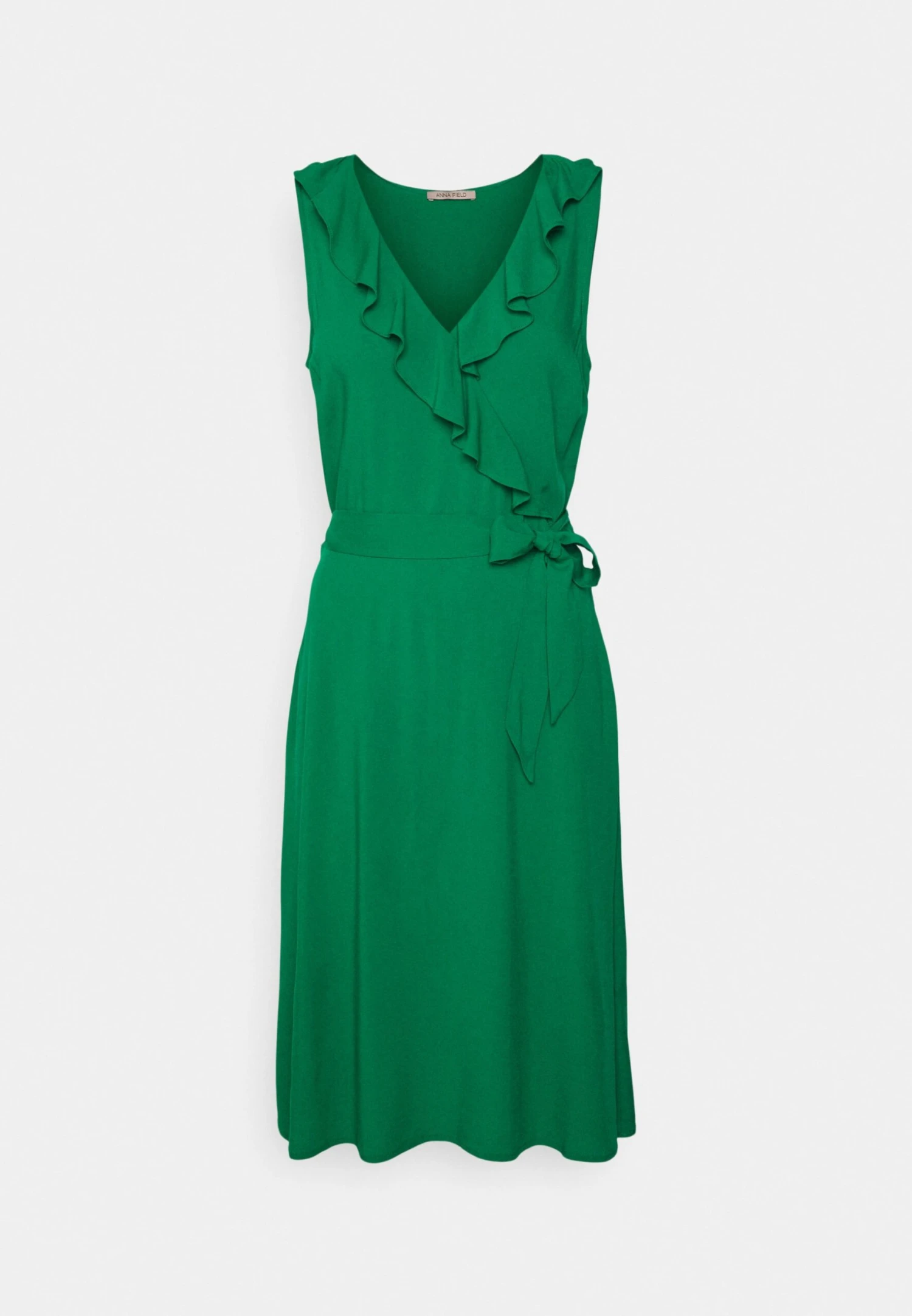 Anna Field VOLANT MIDI DRESS - Sukienka Letnia - Green