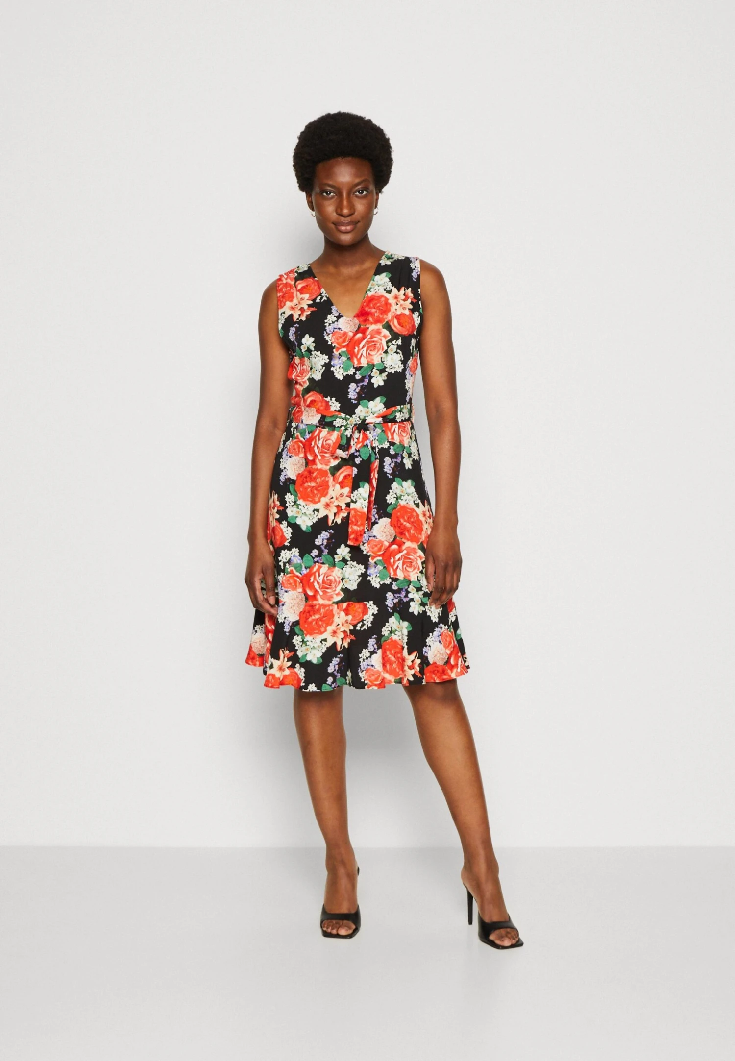 Anna Field Sukienka Letnia - Black/red