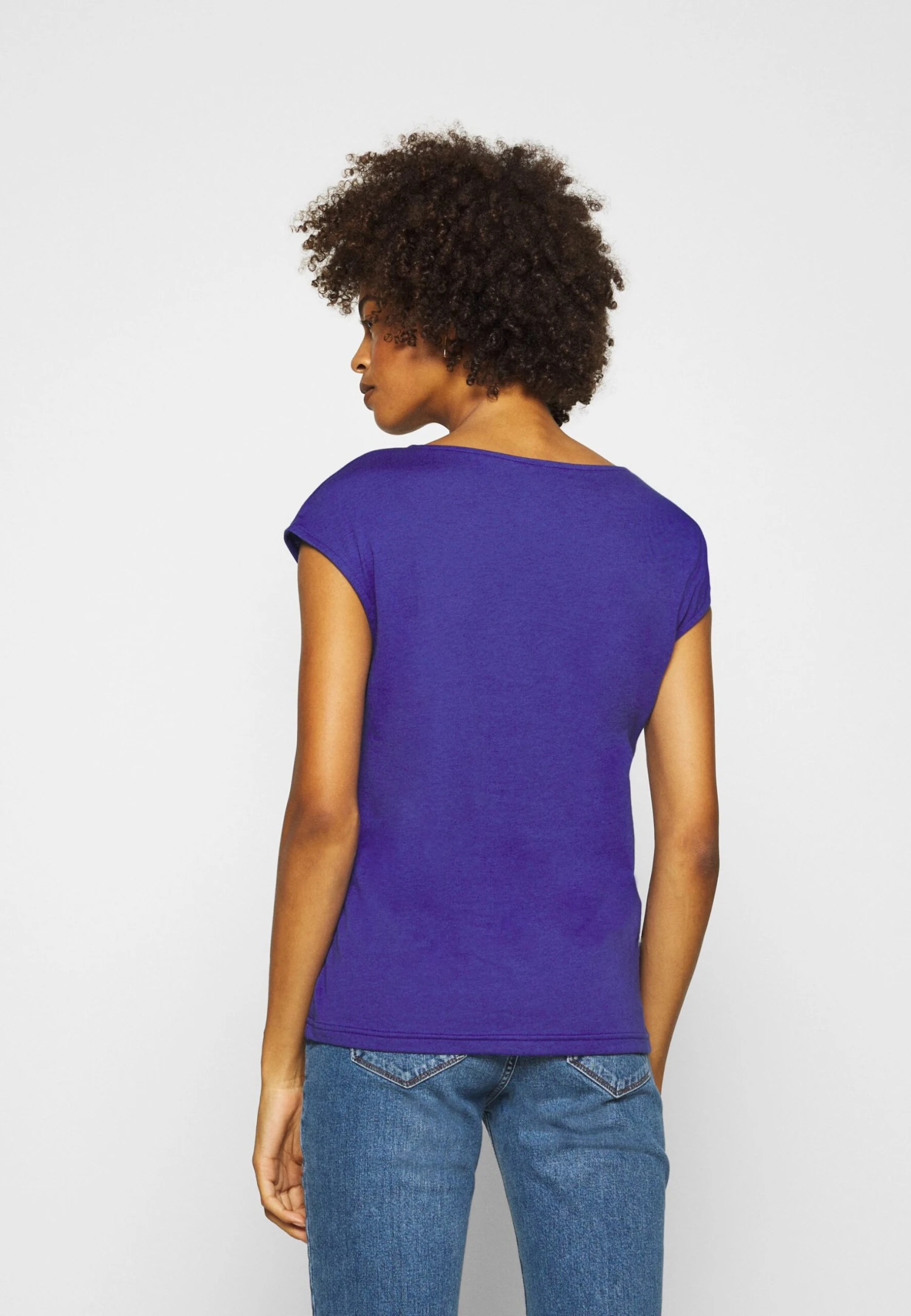 Anna Field T-shirt Basic - Clematis Blue - obrazek 3