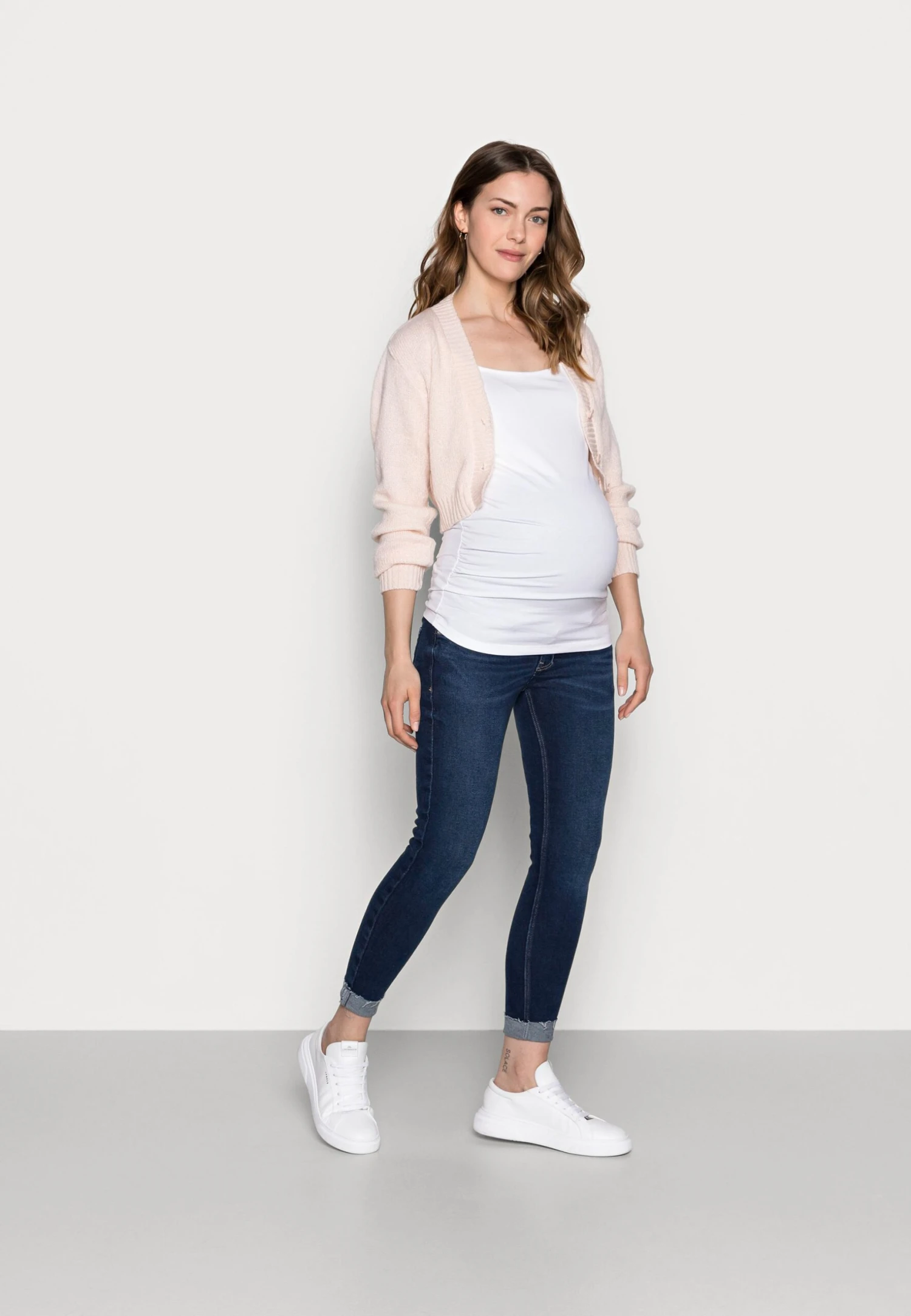 2 PACK - Top - White/black