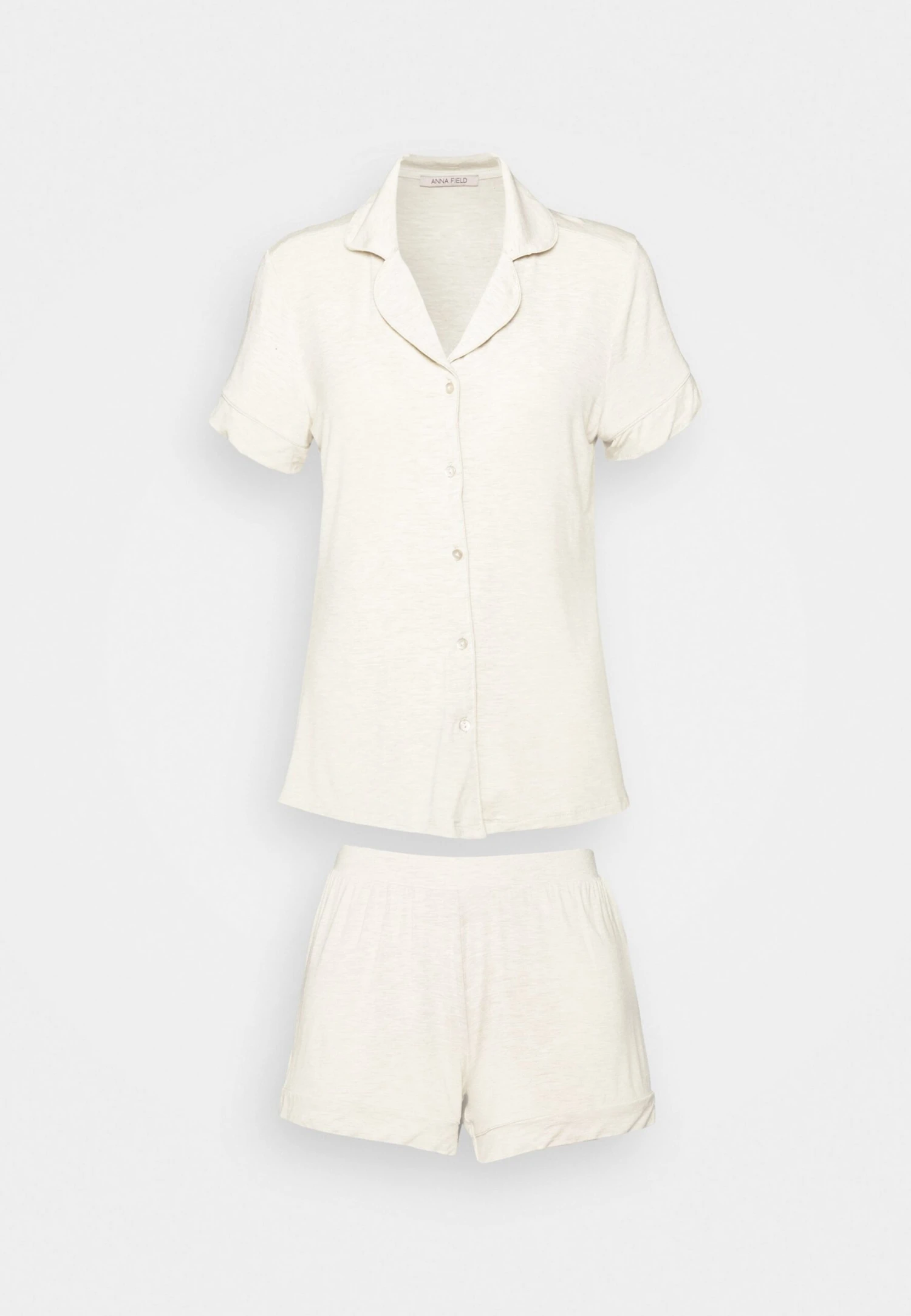Anna Field BUTTON THROUGH PJ SET - Piżama - Beige - obrazek 5
