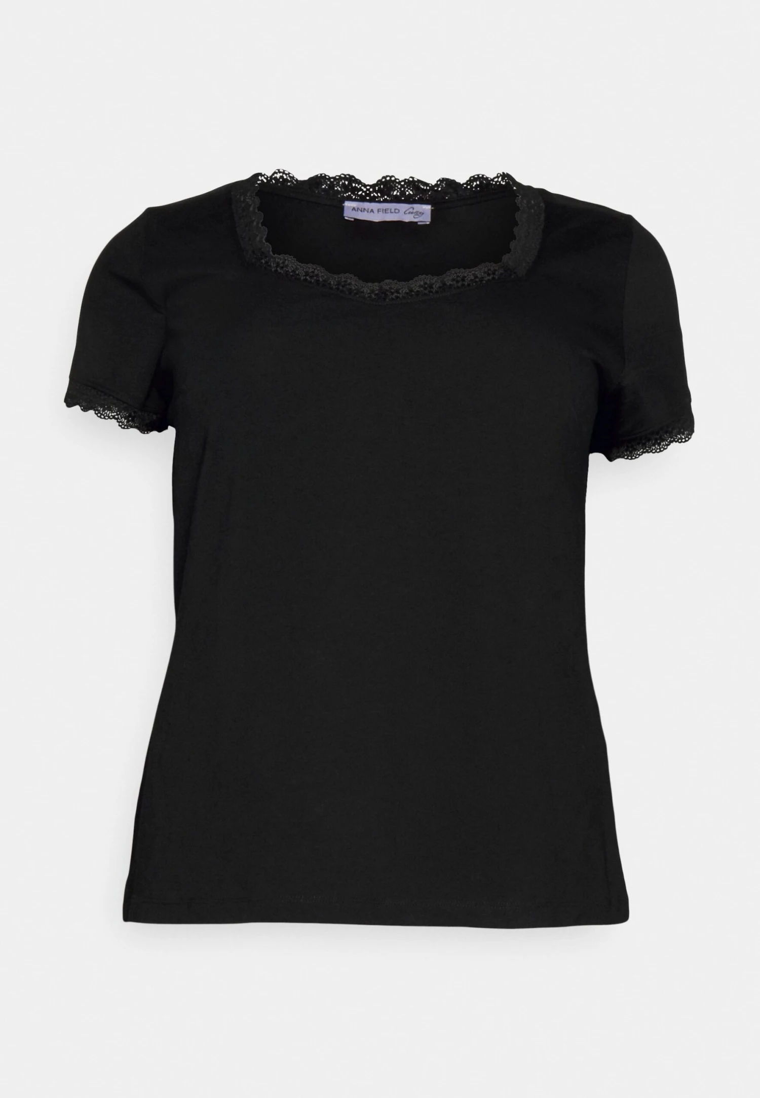 PLUS SIZE - T-shirt Z Nadrukiem - Black - obrazek 6