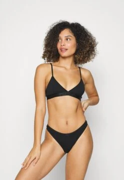 Anna Field GEORGINA 7PP THONG COTTON - Stringi - Black/grey