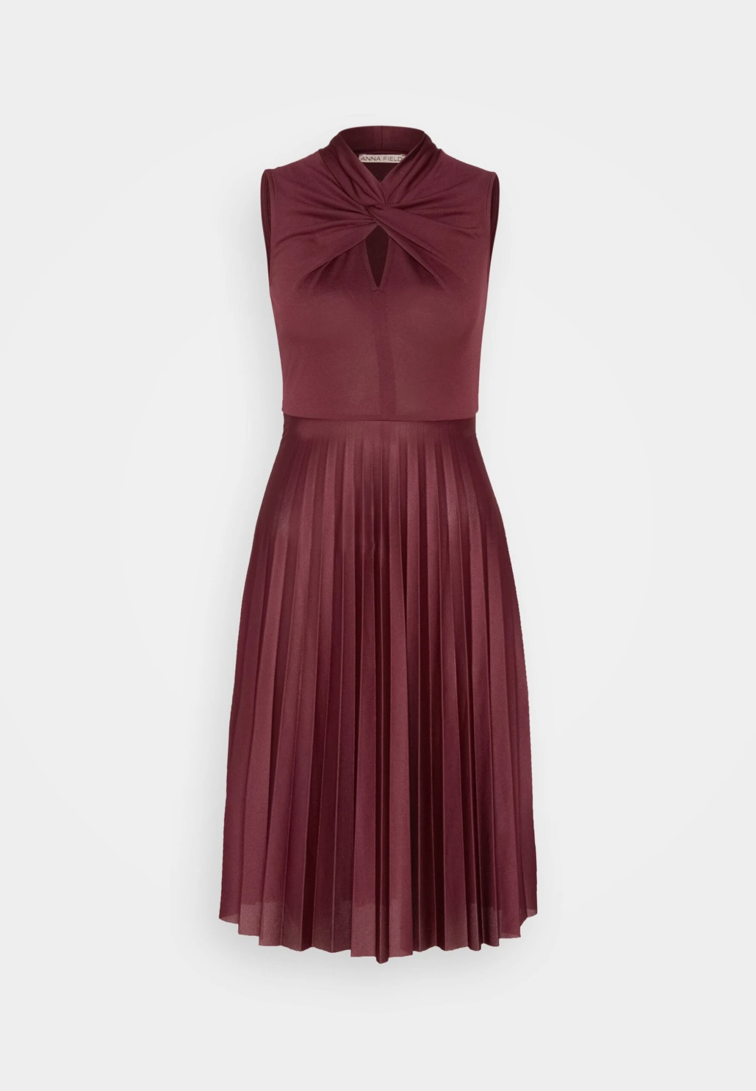 Anna Field Sukienka Z Dżerseju - Bordeaux - obrazek 5