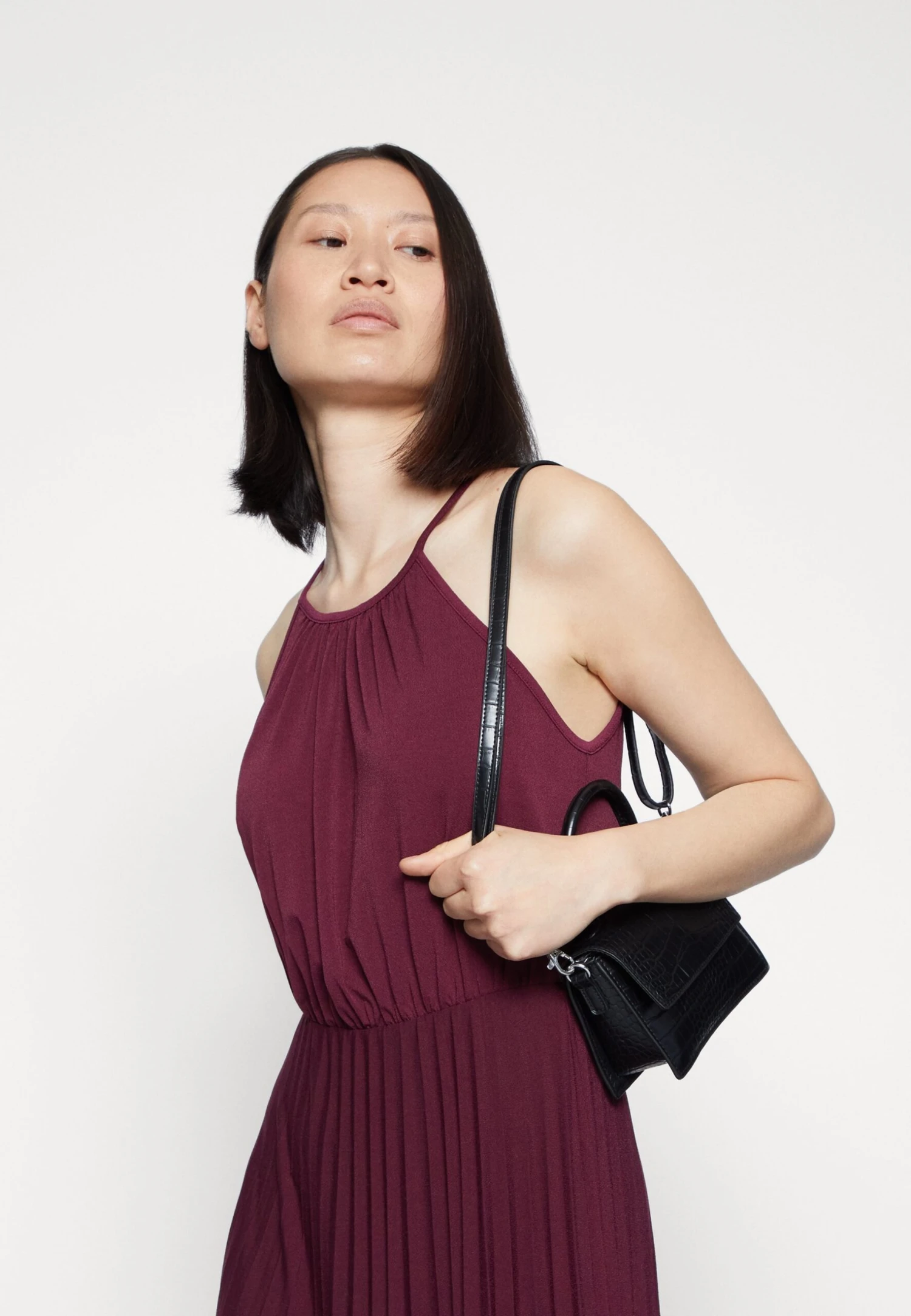 Anna Field Sukienka Koktajlowa - Dark Red - obrazek 4