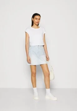 Anna Field 3 PACK - T-shirt Basic - White/mottled Light Grey