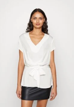 Anna Field T-shirt Z Nadrukiem - Off-white