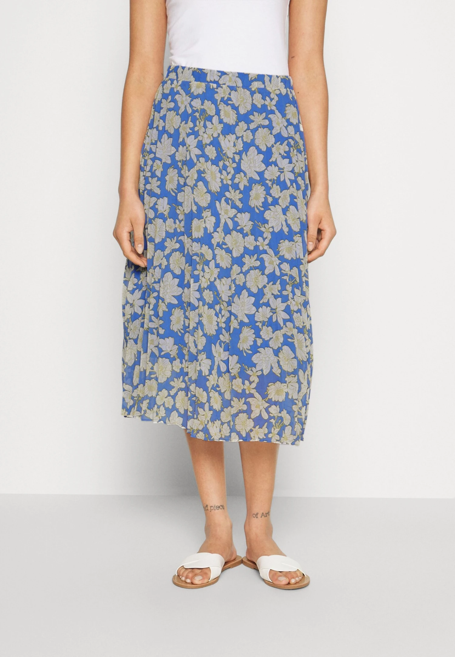 Spódnica Plisowana - Light Blue