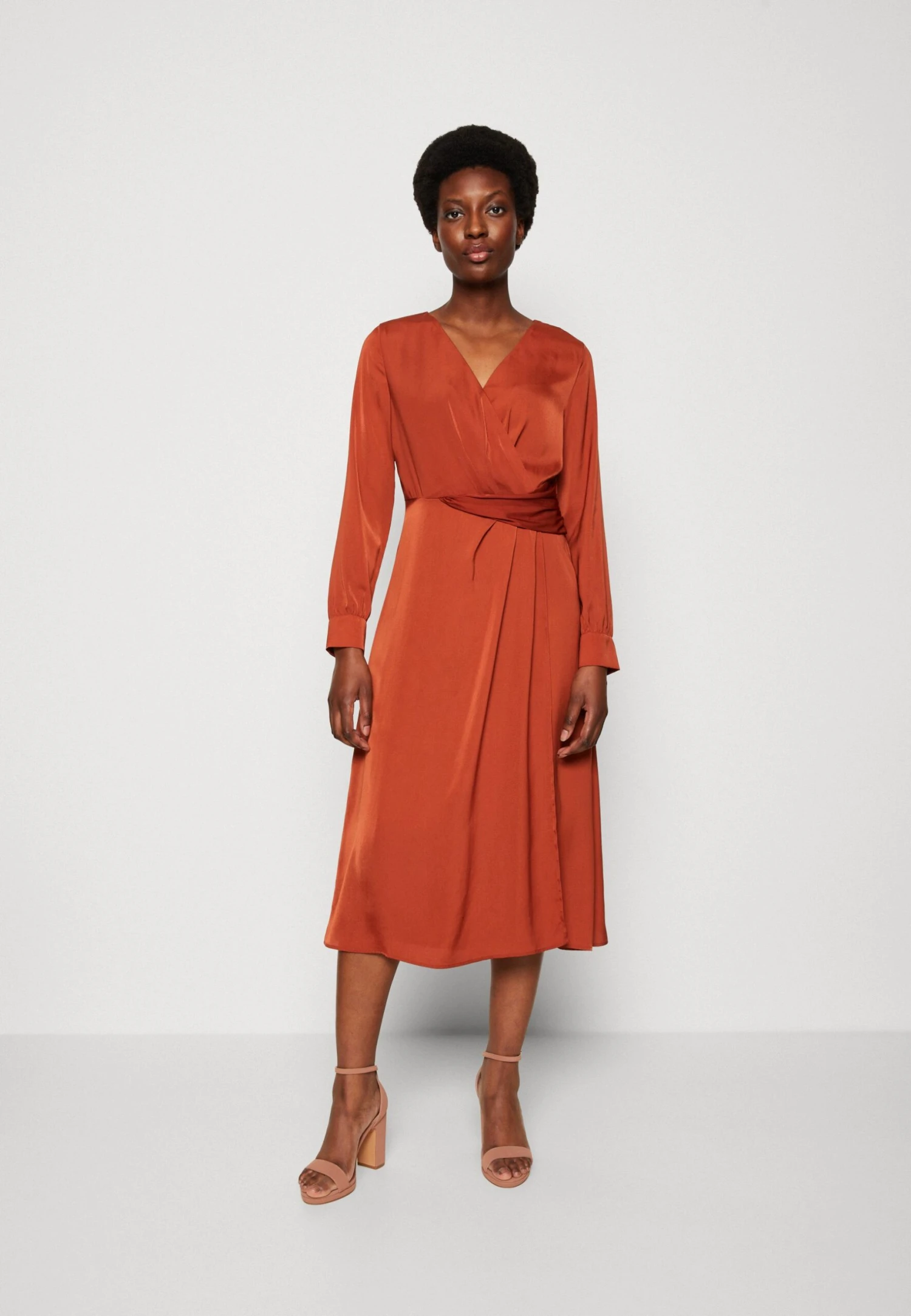 Anna Field Sukienka Koktajlowa - Brown