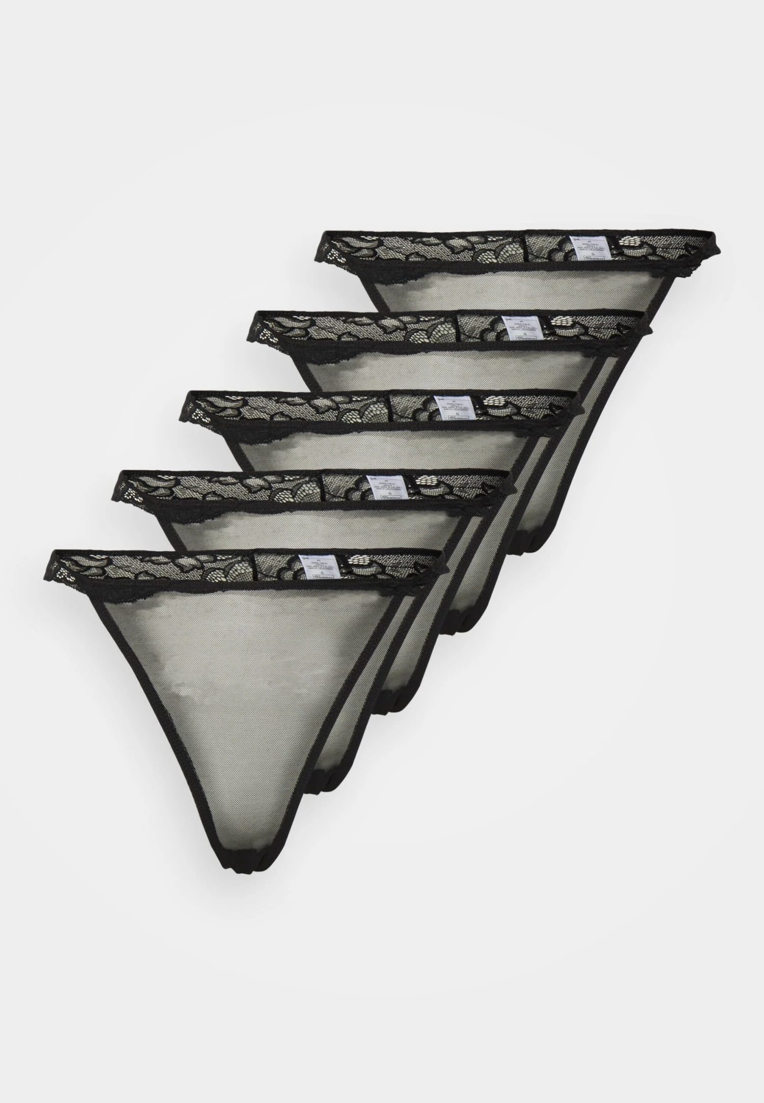 Anna Field 5 PACK - Stringi - Black - obrazek 4