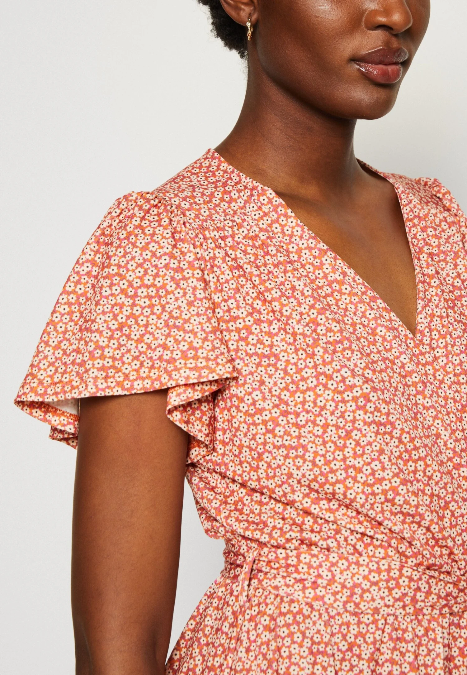 Anna Field Sukienka Letnia - Brown/white - obrazek 8