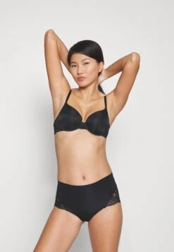 Anna Field 2 PACK - Figi - Black/nude