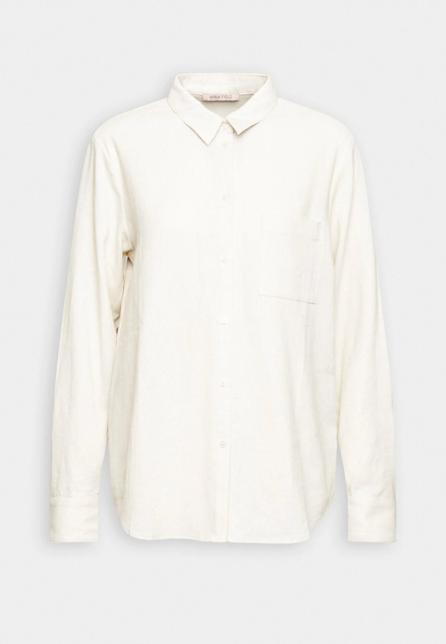 Anna Field LINEN-MIX BUTTON DOWN BLOUSE - Koszula - Beige - obrazek 4