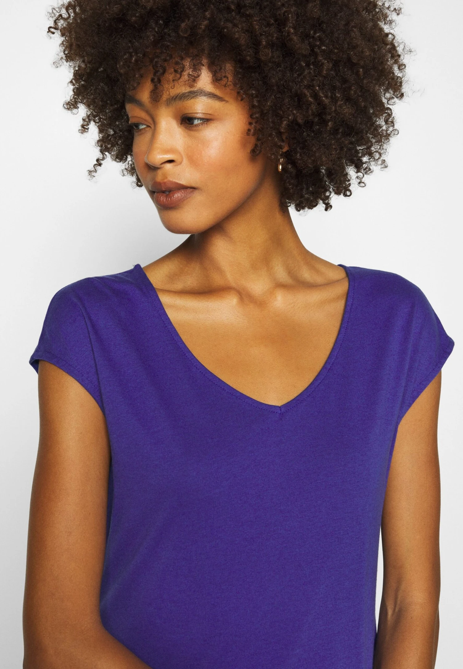 Anna Field T-shirt Basic - Clematis Blue - obrazek 6