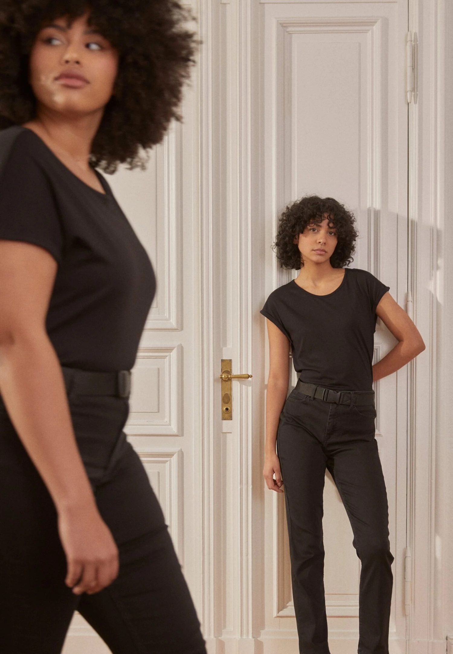 Anna Field 3 PACK - T-shirt Z Nadrukiem - Light Blue/white/black - obrazek 2