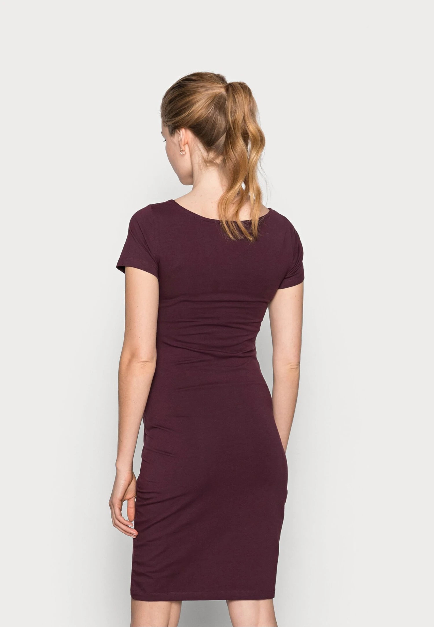 2ER PACK NURSING FUNCTION DRESS - Sukienka Etui - Black/bordeaux - obrazek 3