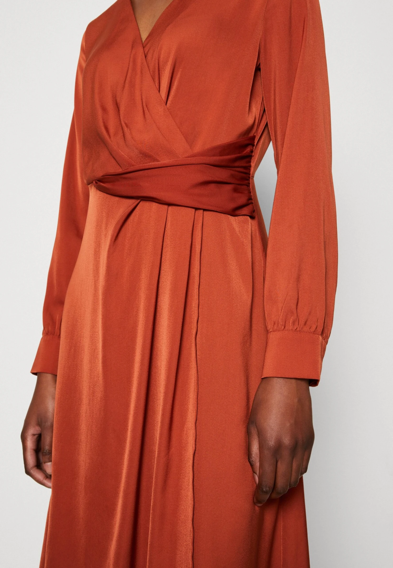 Anna Field Sukienka Koktajlowa - Brown - obrazek 6