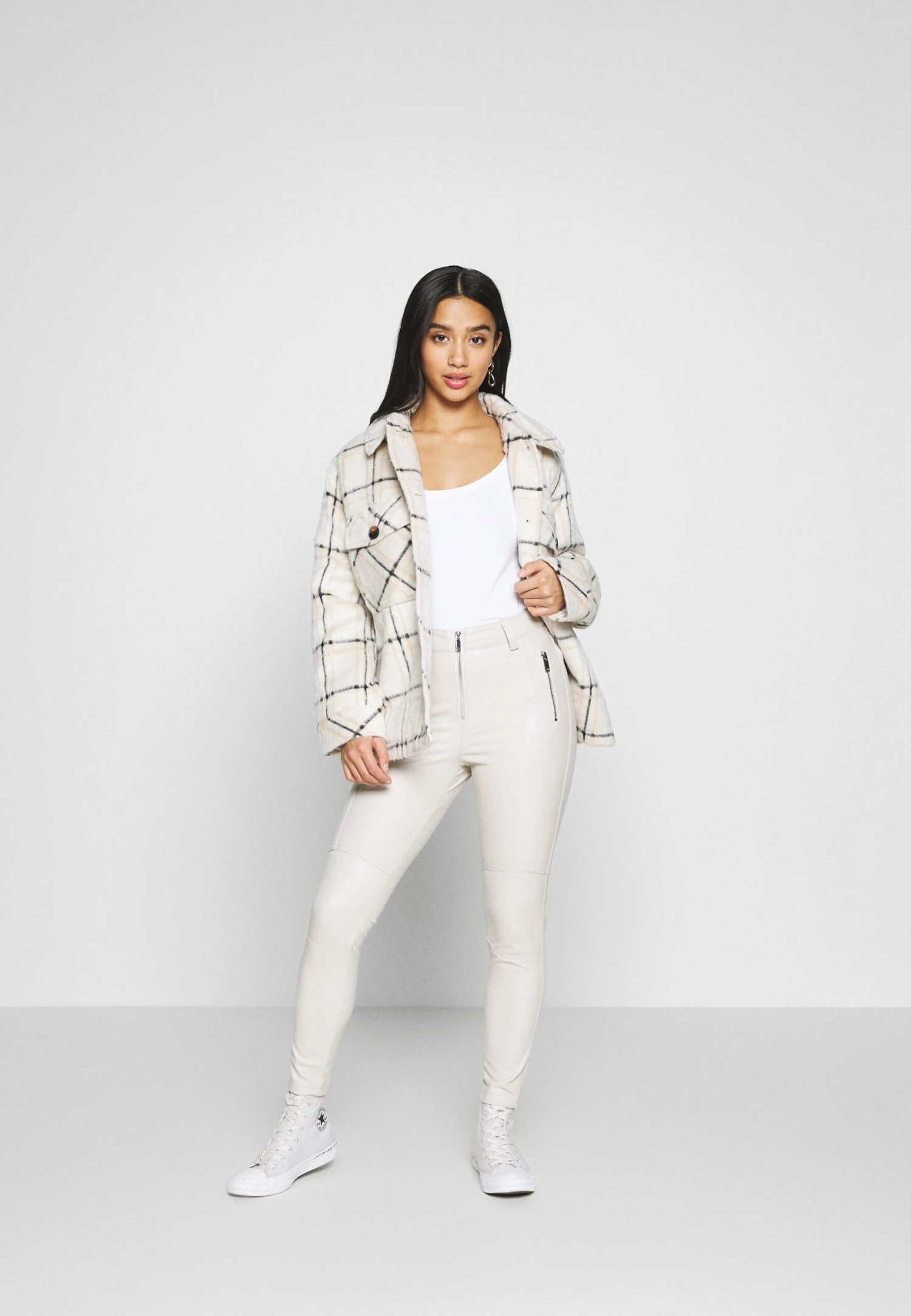 3 PACK - T-shirt Basic - White/black/dark Grey