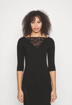 Bluzka Z Długim Rękawem - Black