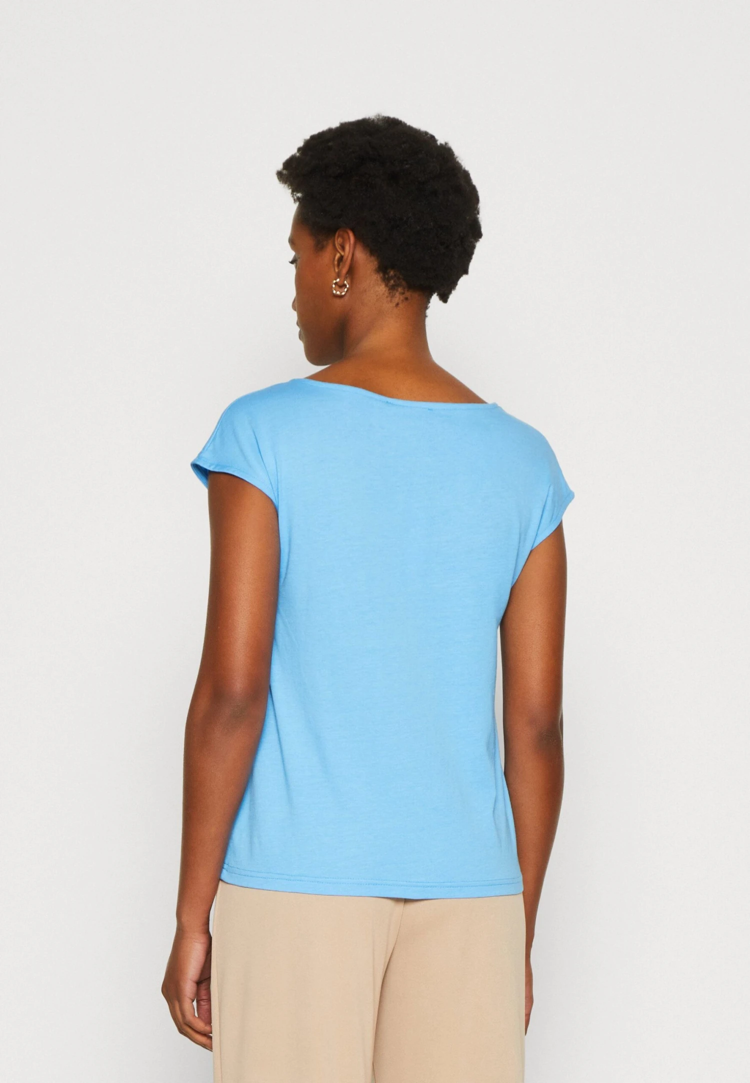Anna Field T-shirt Basic - Blue - obrazek 3