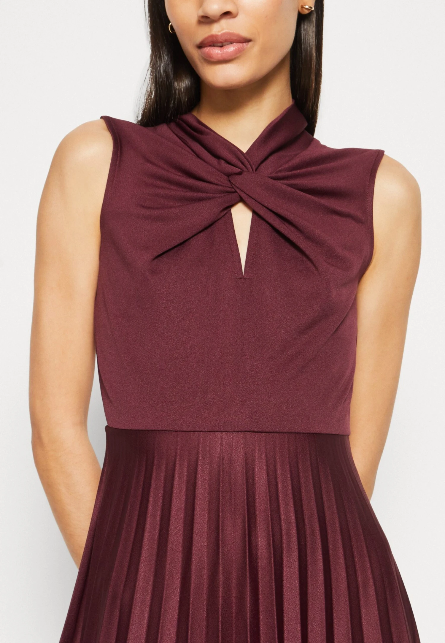 Anna Field Sukienka Z Dżerseju - Bordeaux - obrazek 6