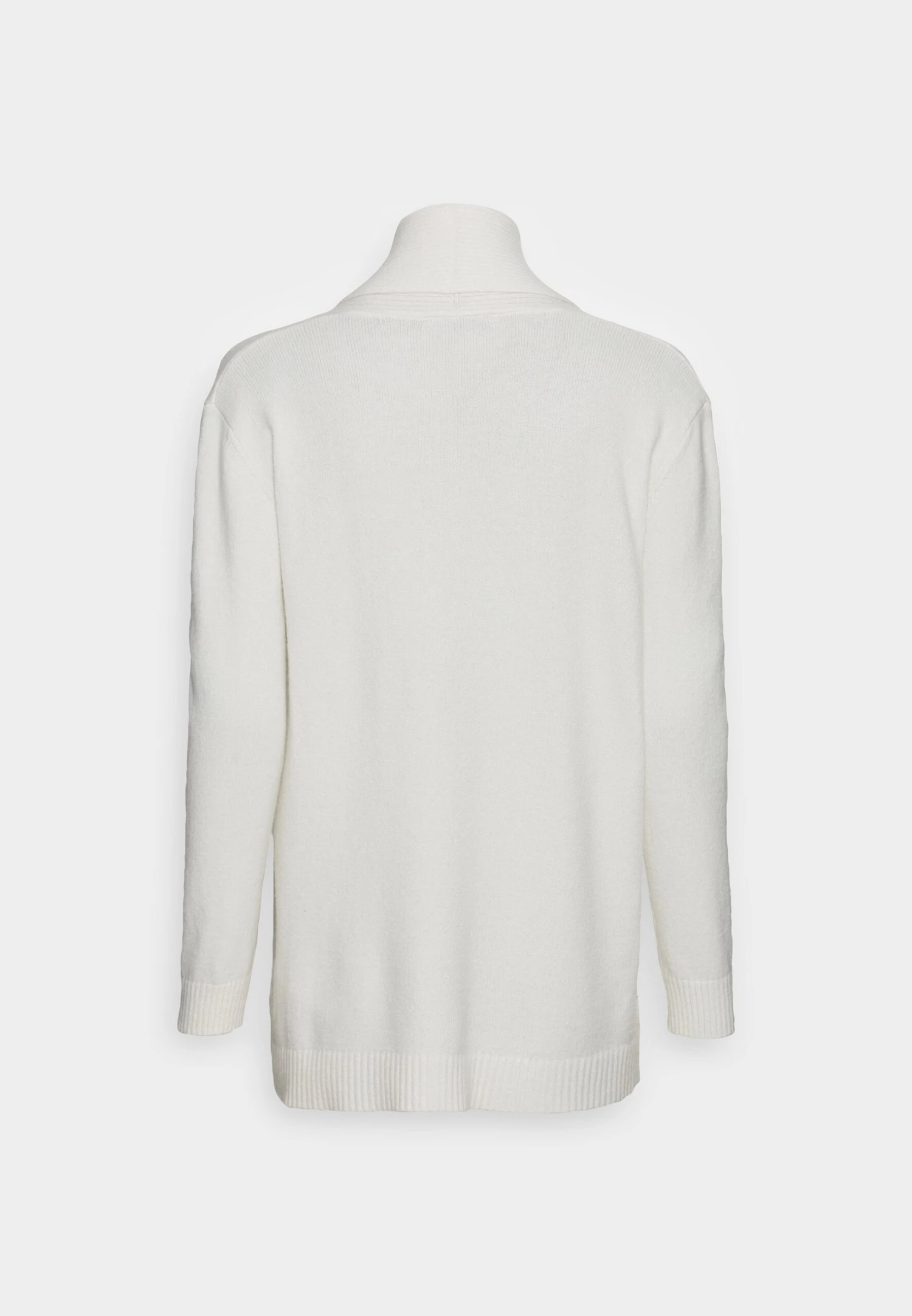 Anna Field RIBBED FOLD COLLAR - Kardigan - Off White - obrazek 2