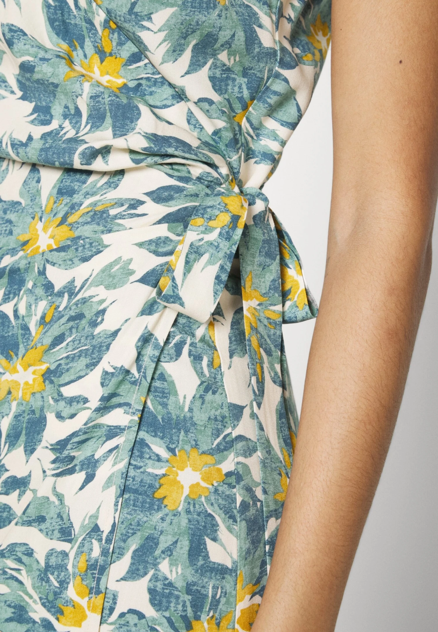 Anna Field WOVEN WRAP DRESS - Sukienka Letnia - Multi/green - obrazek 6