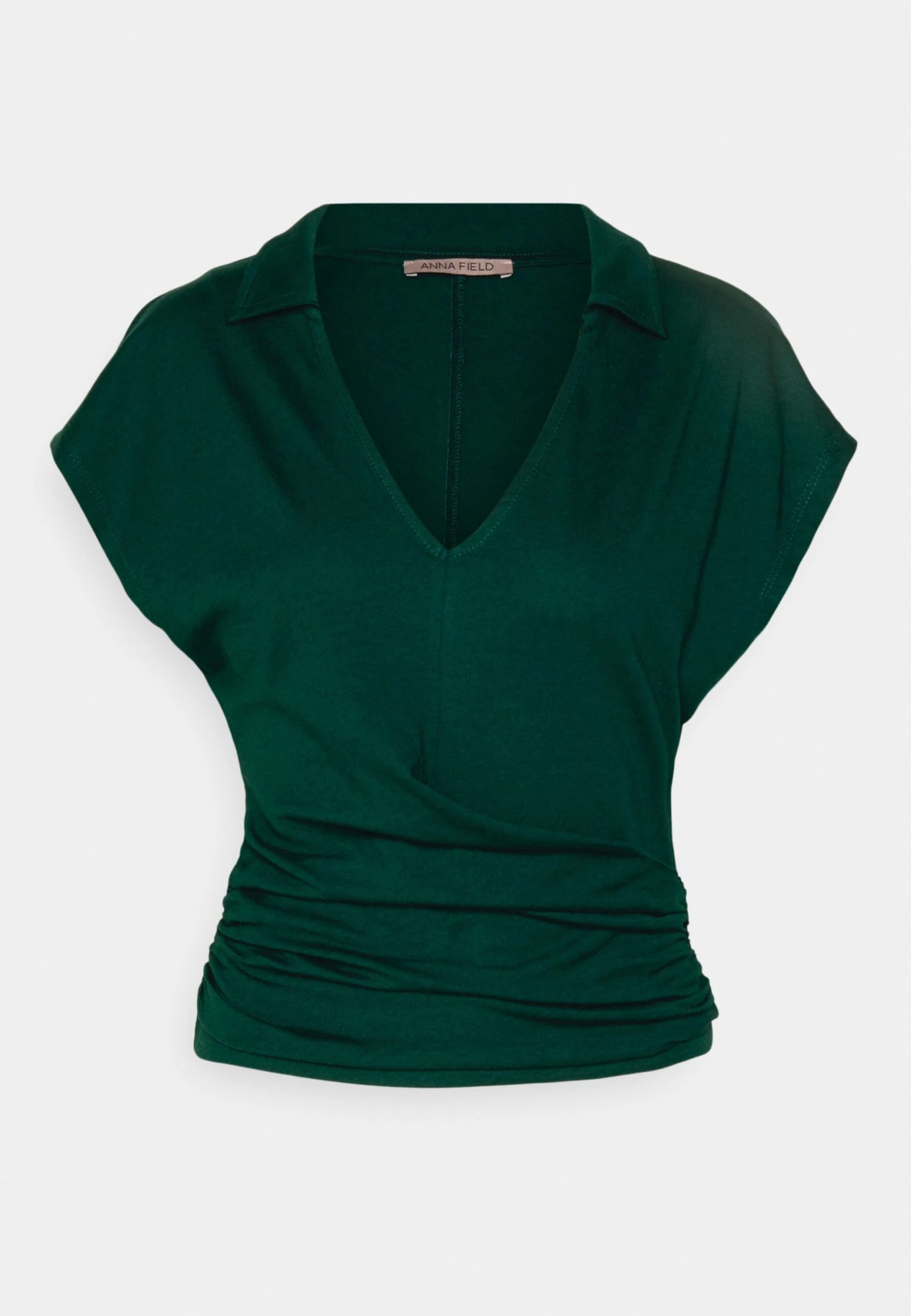 Anna Field WRAP BLOUSE - Bluzka - Dark Green - obrazek 6