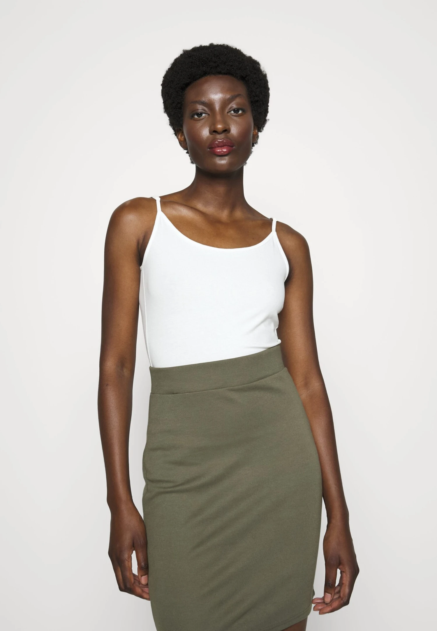 Anna Field 2PACK - Spódnica Mini - Black/khaki - obrazek 5