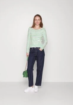 Anna Field 2 PACK - Bluzka Z Długim Rękawem - White/green