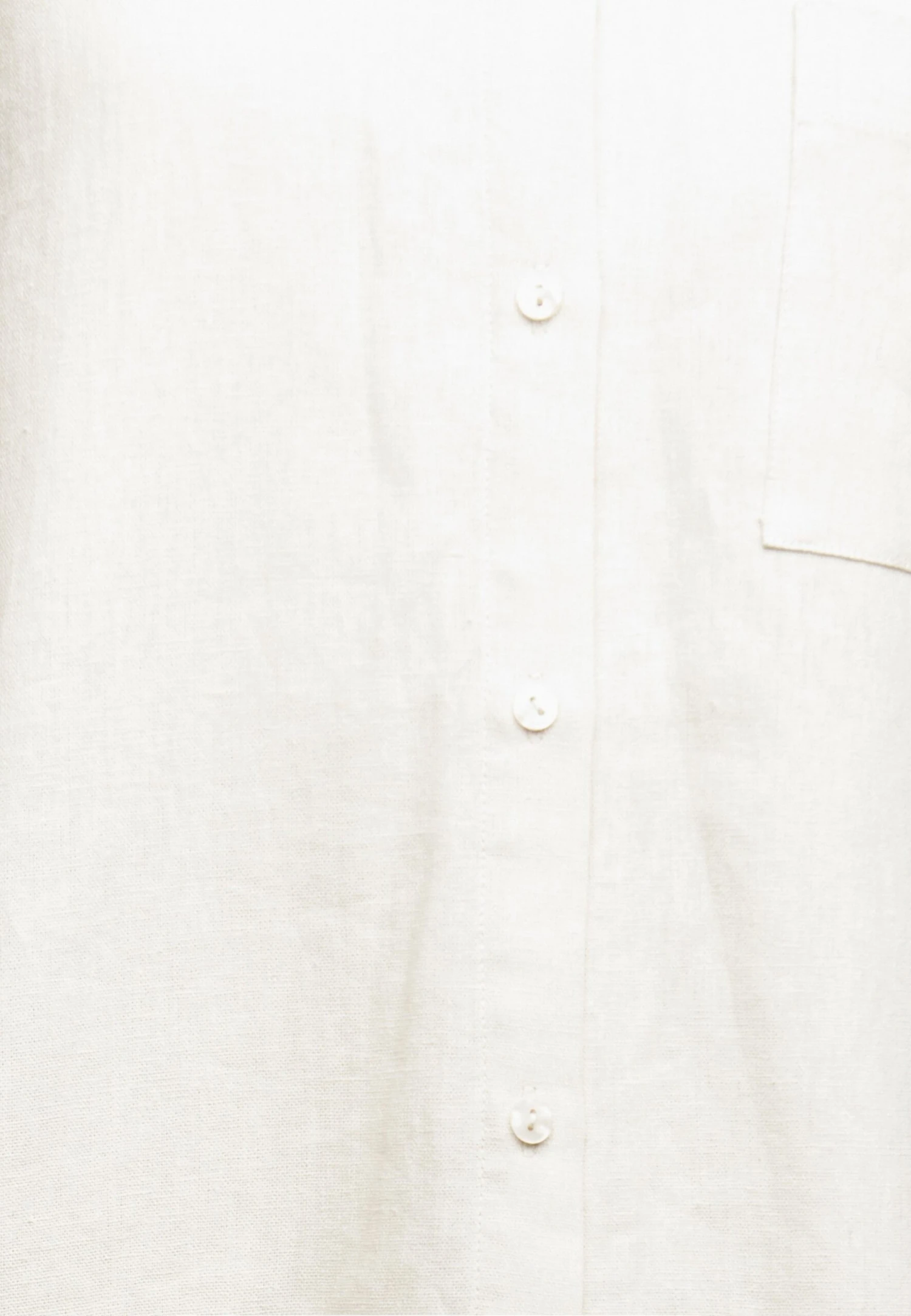 Anna Field LINEN-MIX BUTTON DOWN BLOUSE - Koszula - Beige - obrazek 5