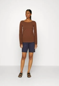 Anna Field 2 PACK - Bluzka Z Długim Rękawem - Brown/white