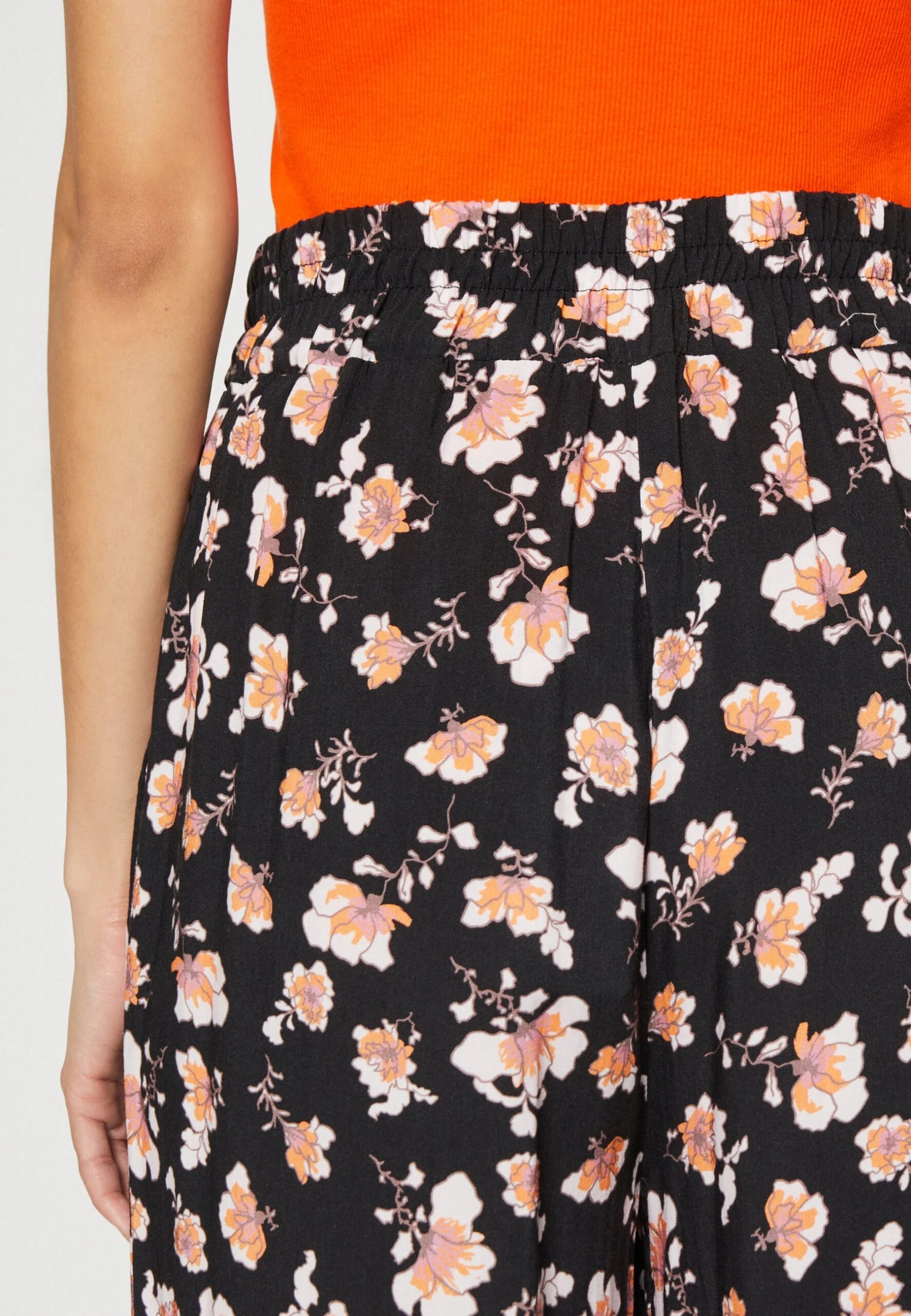 Anna Field Spodnie Materiałowe - Black/multi-coloured - obrazek 4