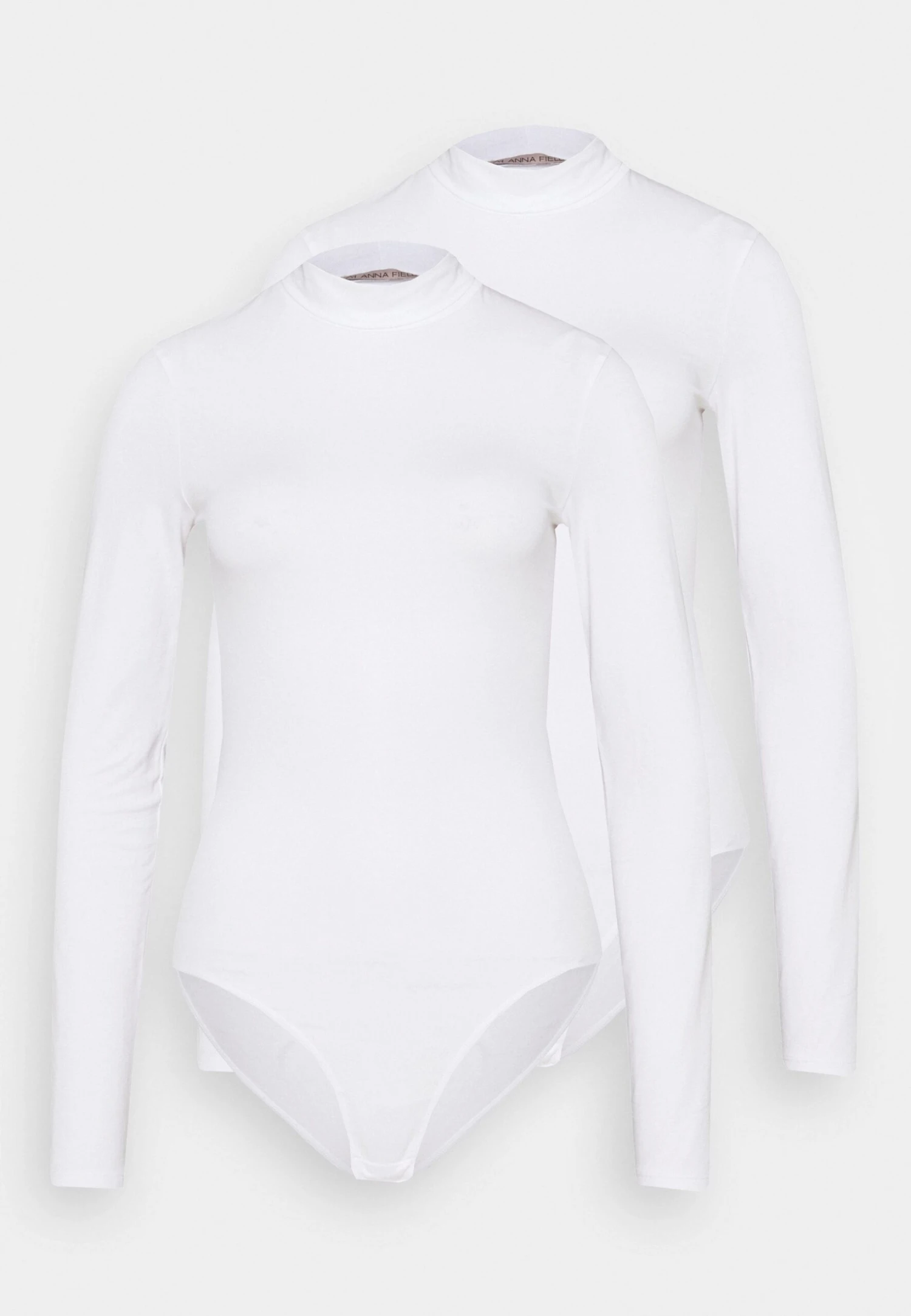 Anna Field LAURA 2PP HIGH NECK BODIES - Body - White - obrazek 5