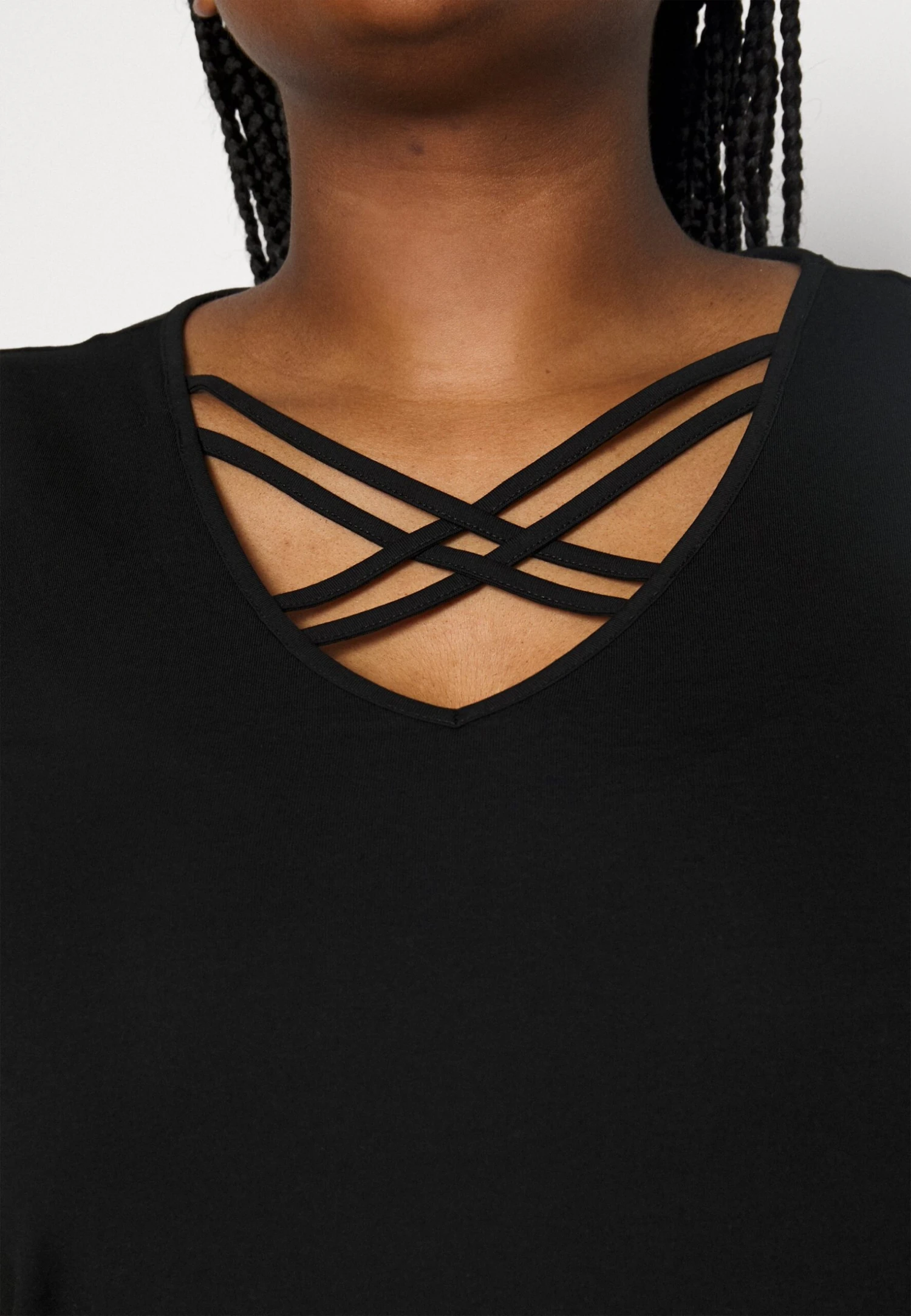 PLUS SIZE - Top - Black - obrazek 6