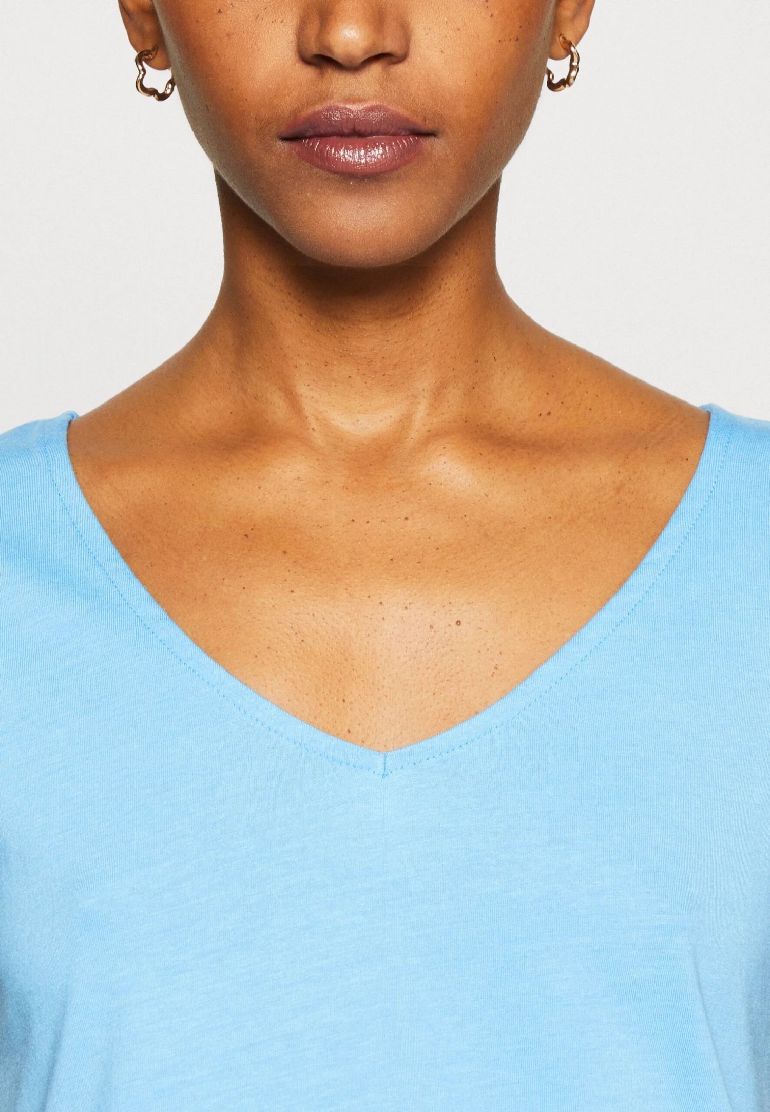 Anna Field T-shirt Basic - Blue - obrazek 6