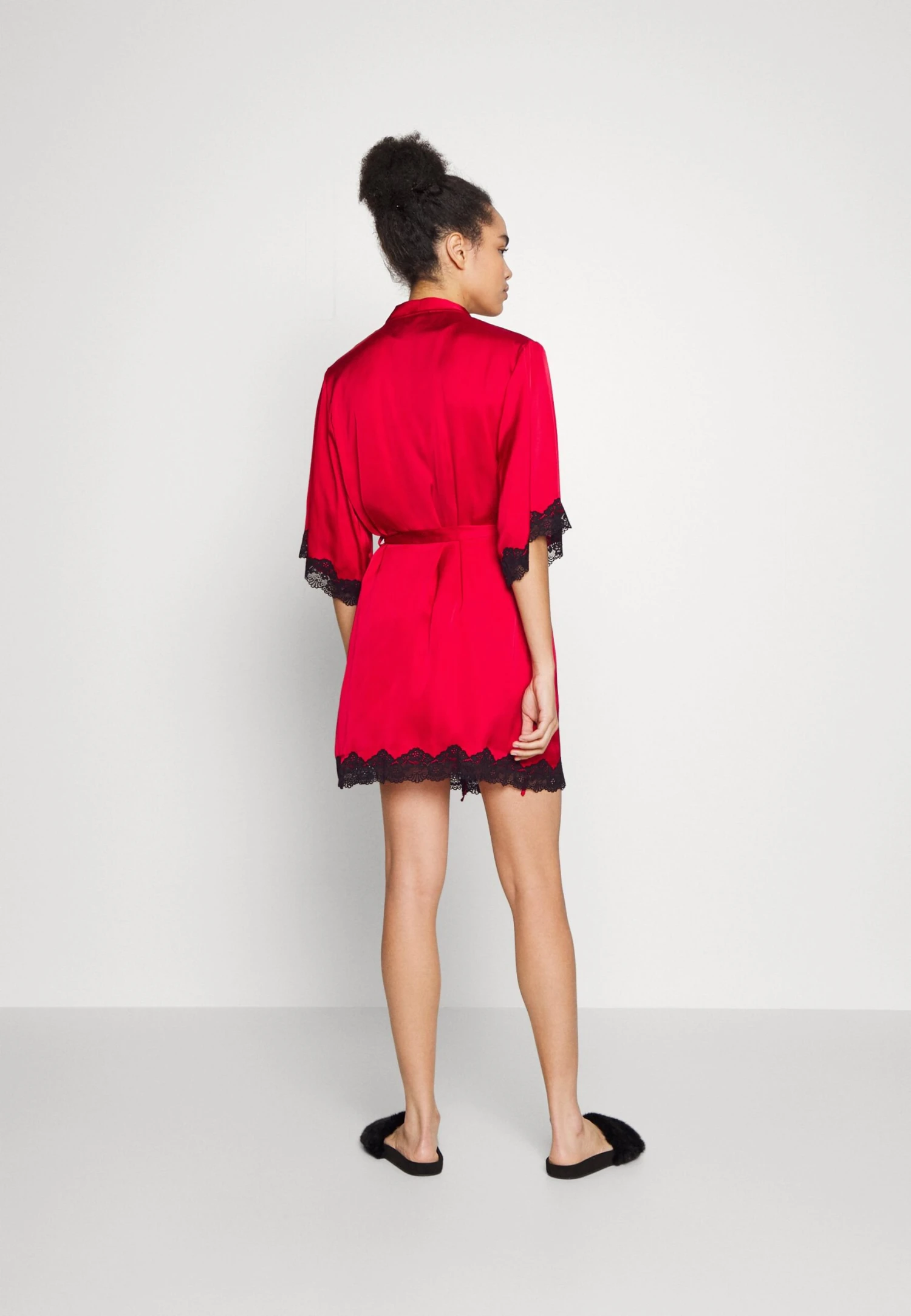 Anna Field 4 PIECE GIFT SET - Piżama - Black/red - obrazek 4