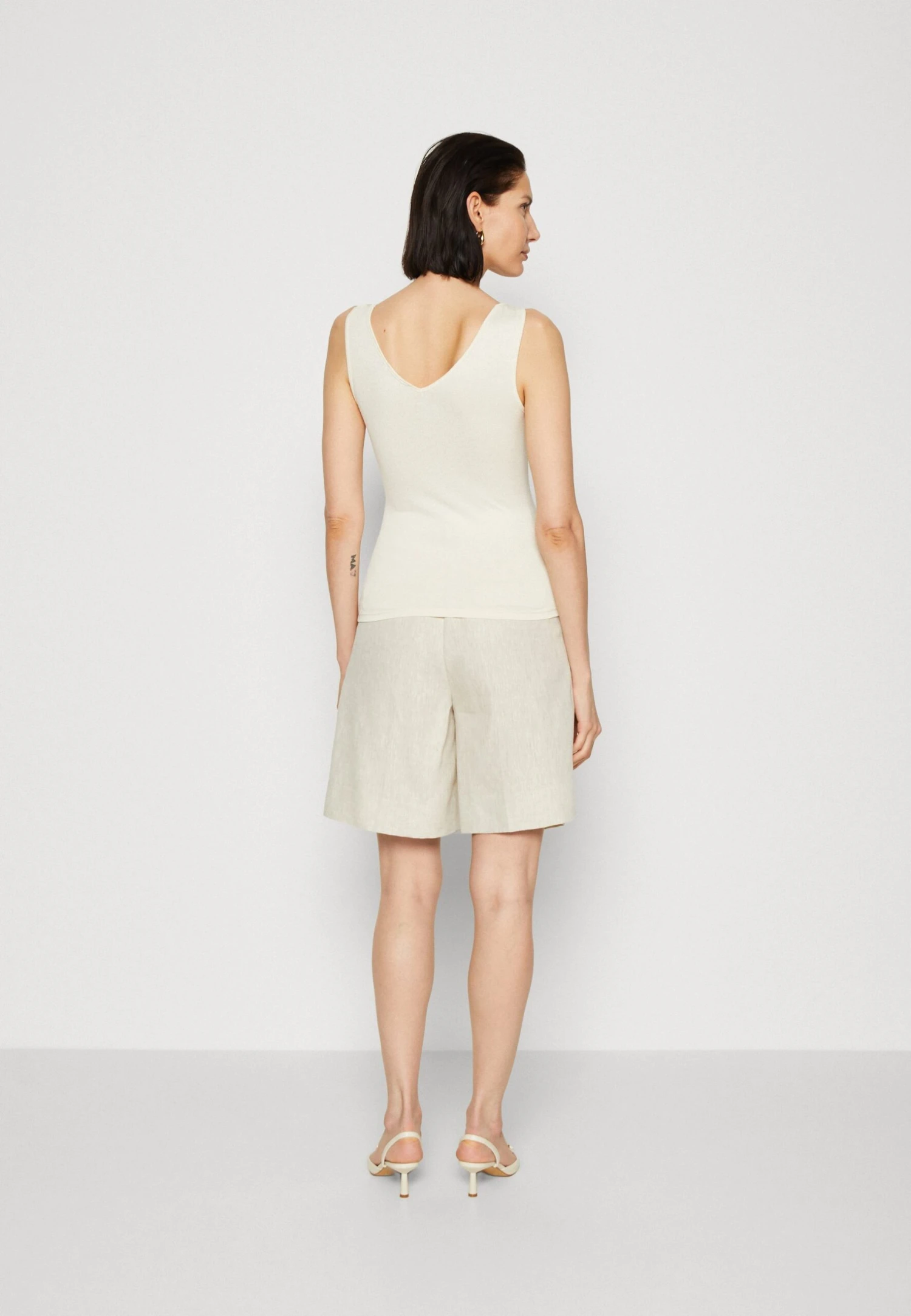 Anna Field Top - Off-white - obrazek 3