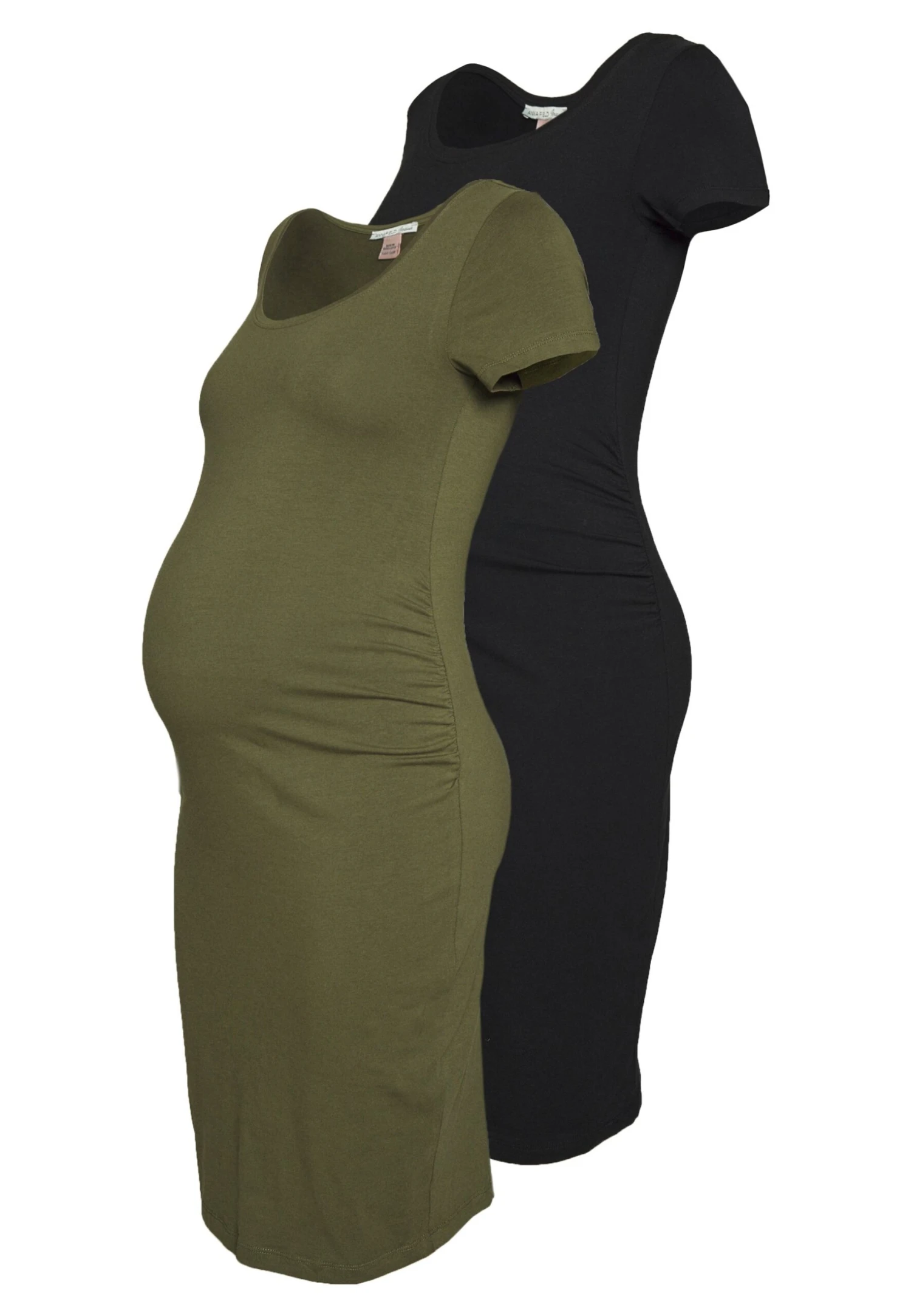 2 PACK - Sukienka Etui - Dark Green/black