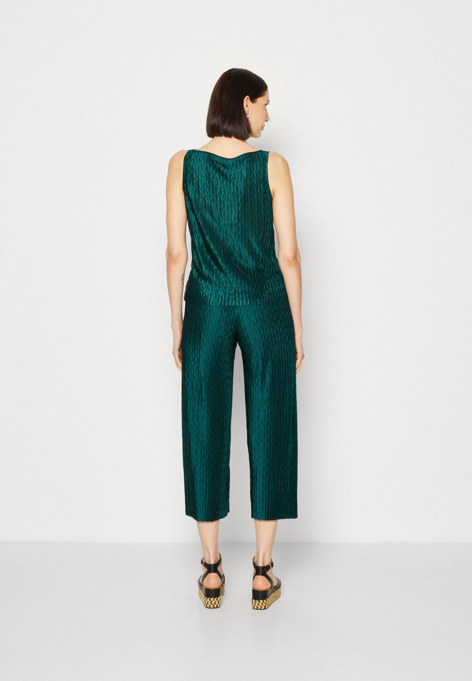 Anna Field Top - Dark Green - obrazek 3