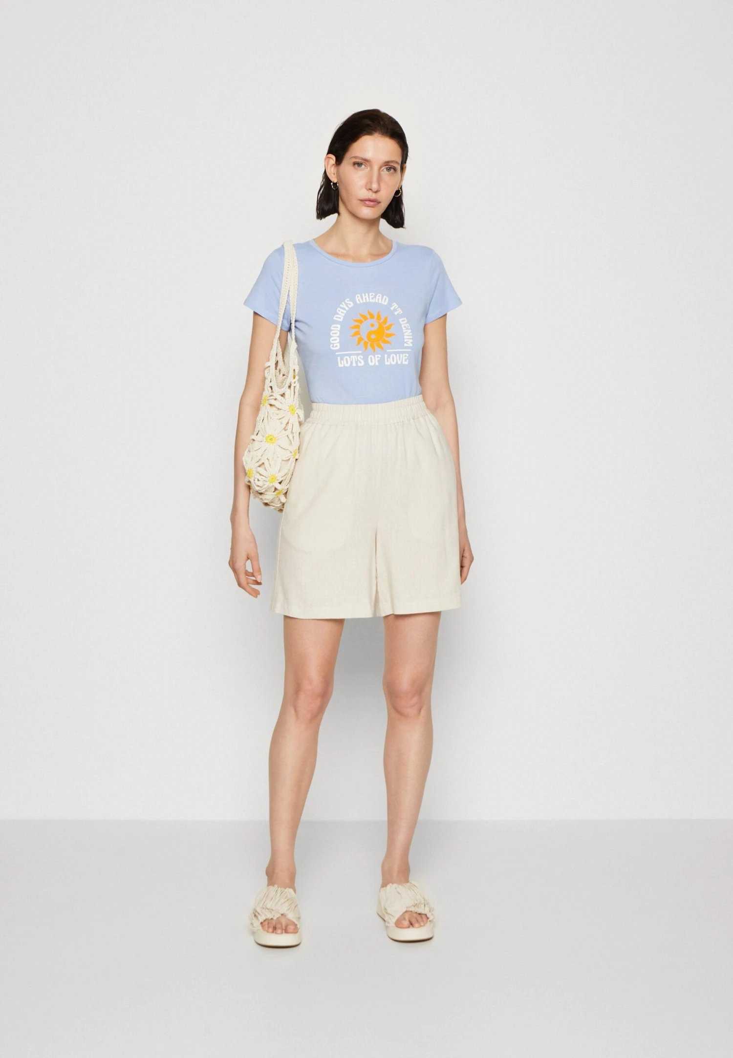 Anna Field LINEN MIX - Szorty - Beige - obrazek 2