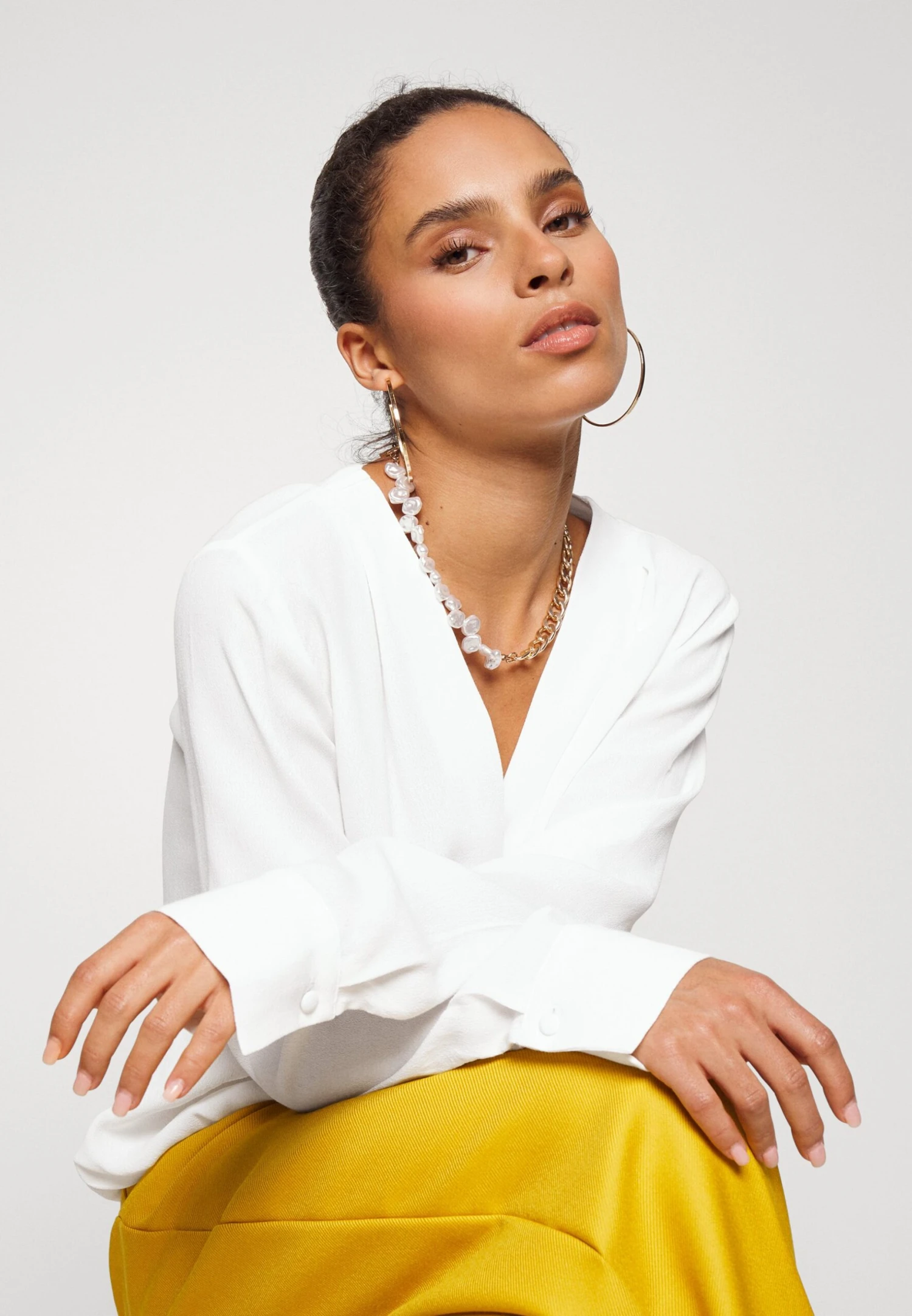 Bluzka - Off-white - obrazek 4