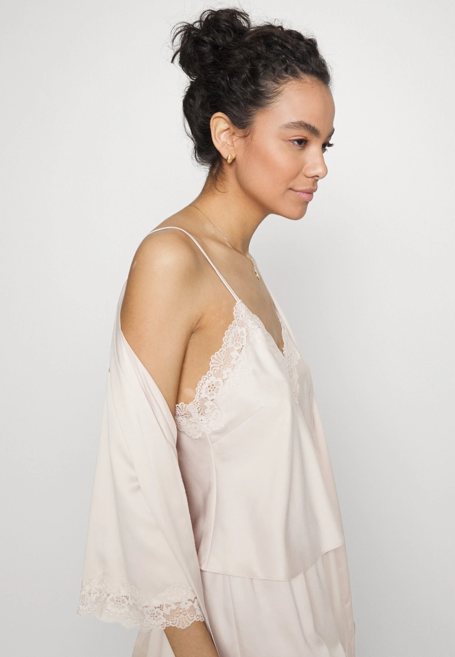 Anna Field Szlafrok - Off-white - obrazek 4