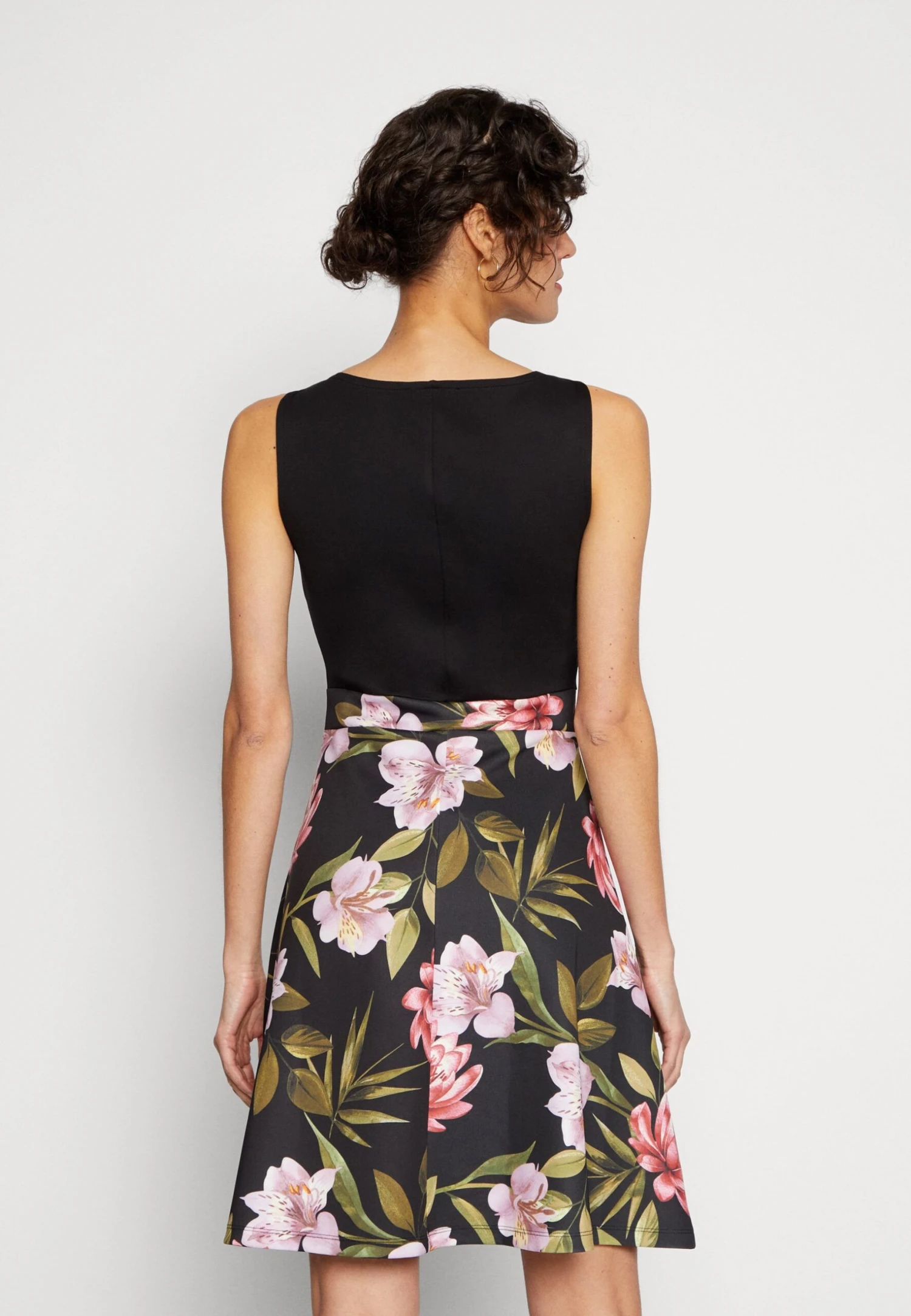 Anna Field Sukienka Letnia - Black/black/pink - obrazek 4