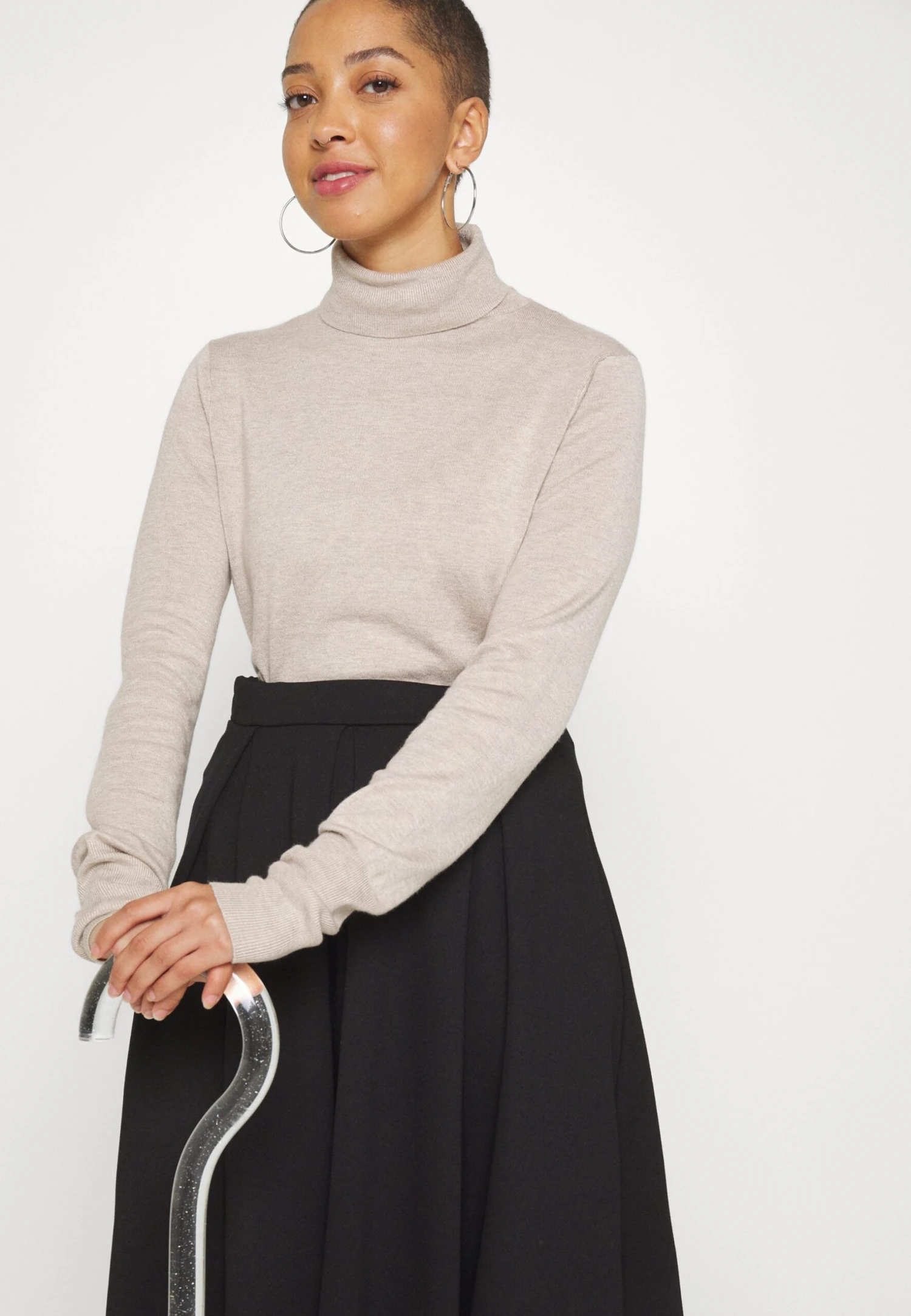 Anna Field Spódnica Plisowana - Black - obrazek 6