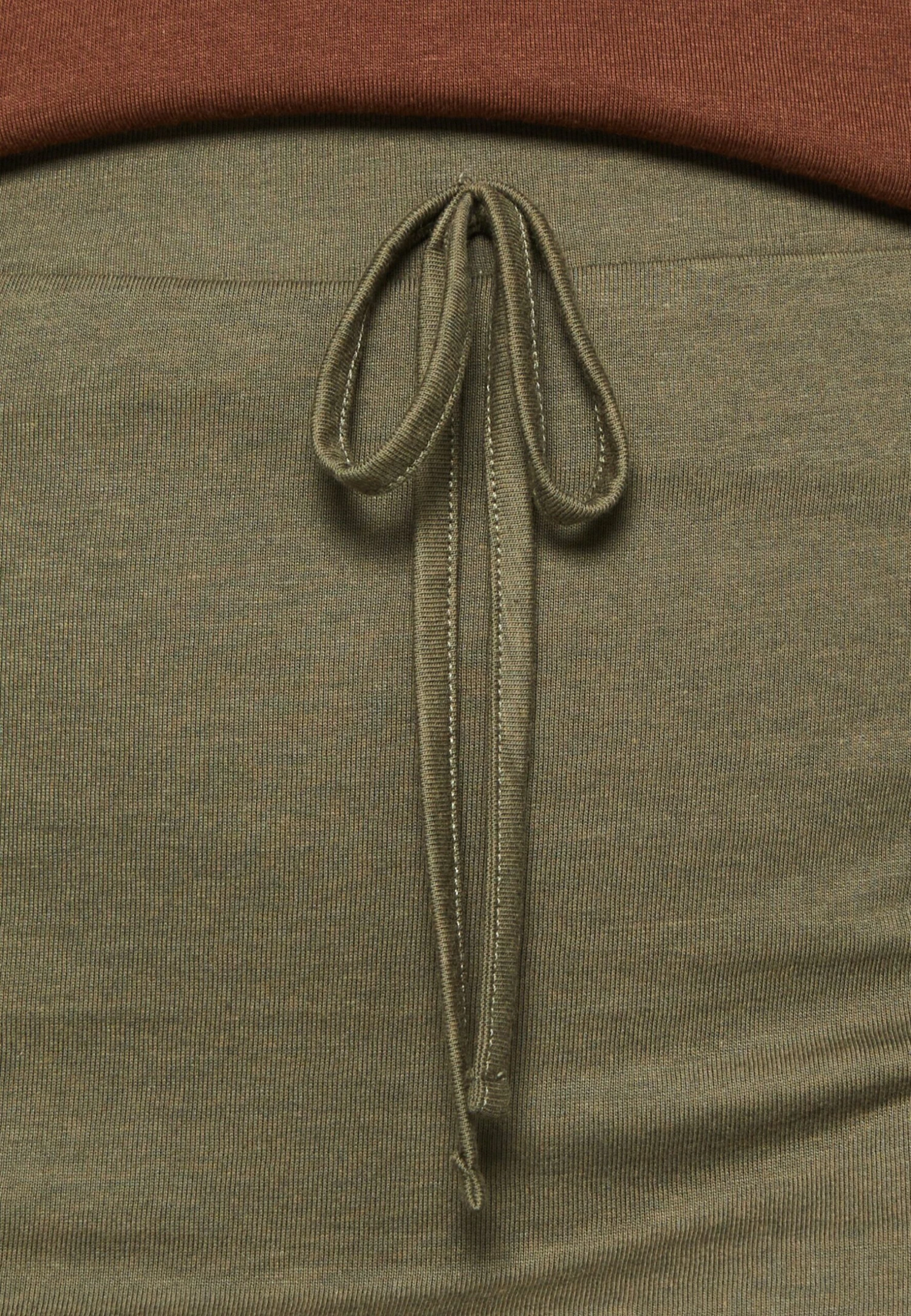 Anna Field Długa Spódnica - Khaki - obrazek 5