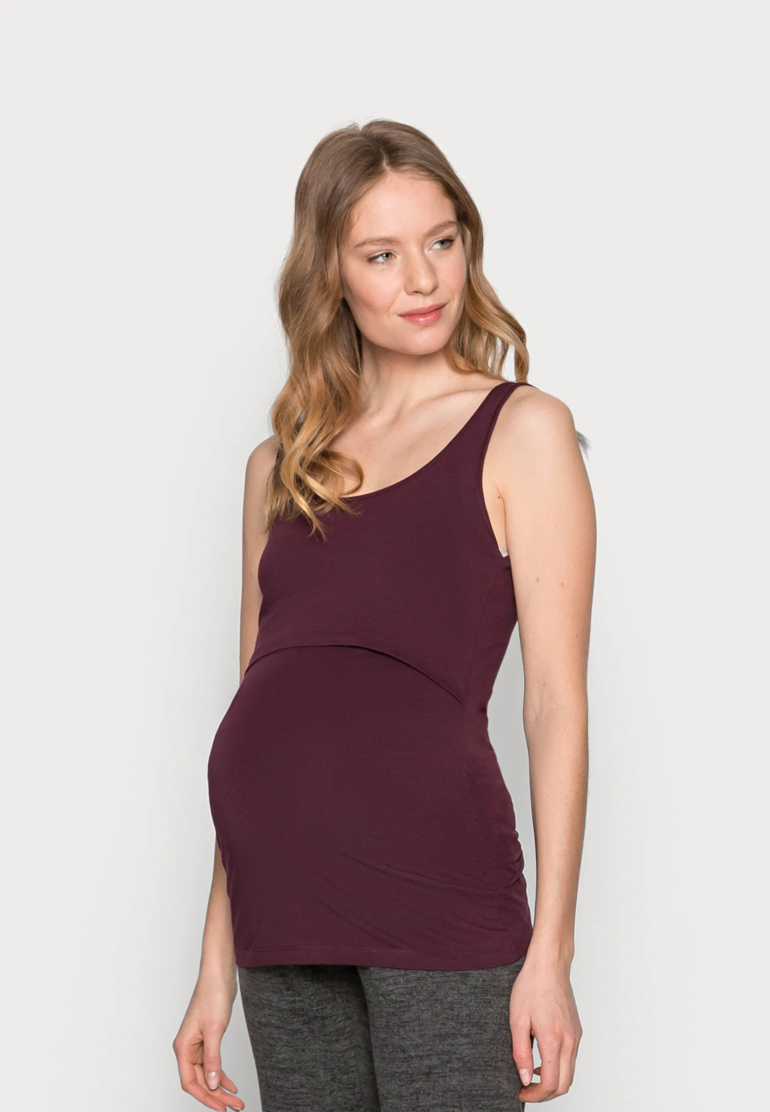 NURSING 2 PACK - Top - Top - Bordeaux/black - obrazek 2